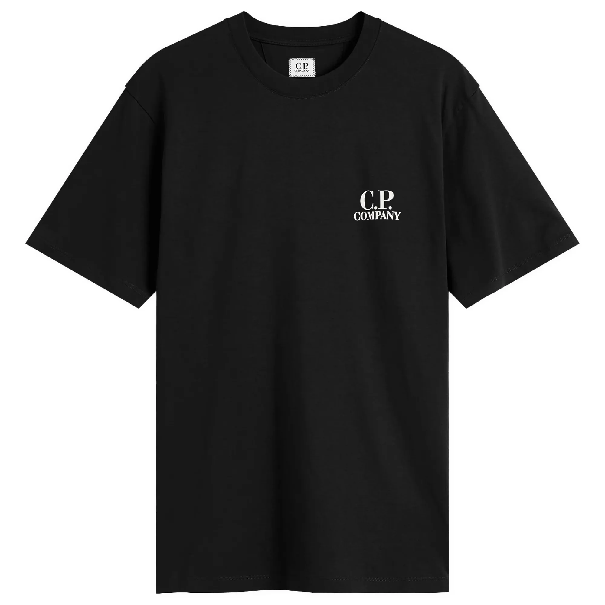 C.P. Company Men's Logo Print T-Shirt Black