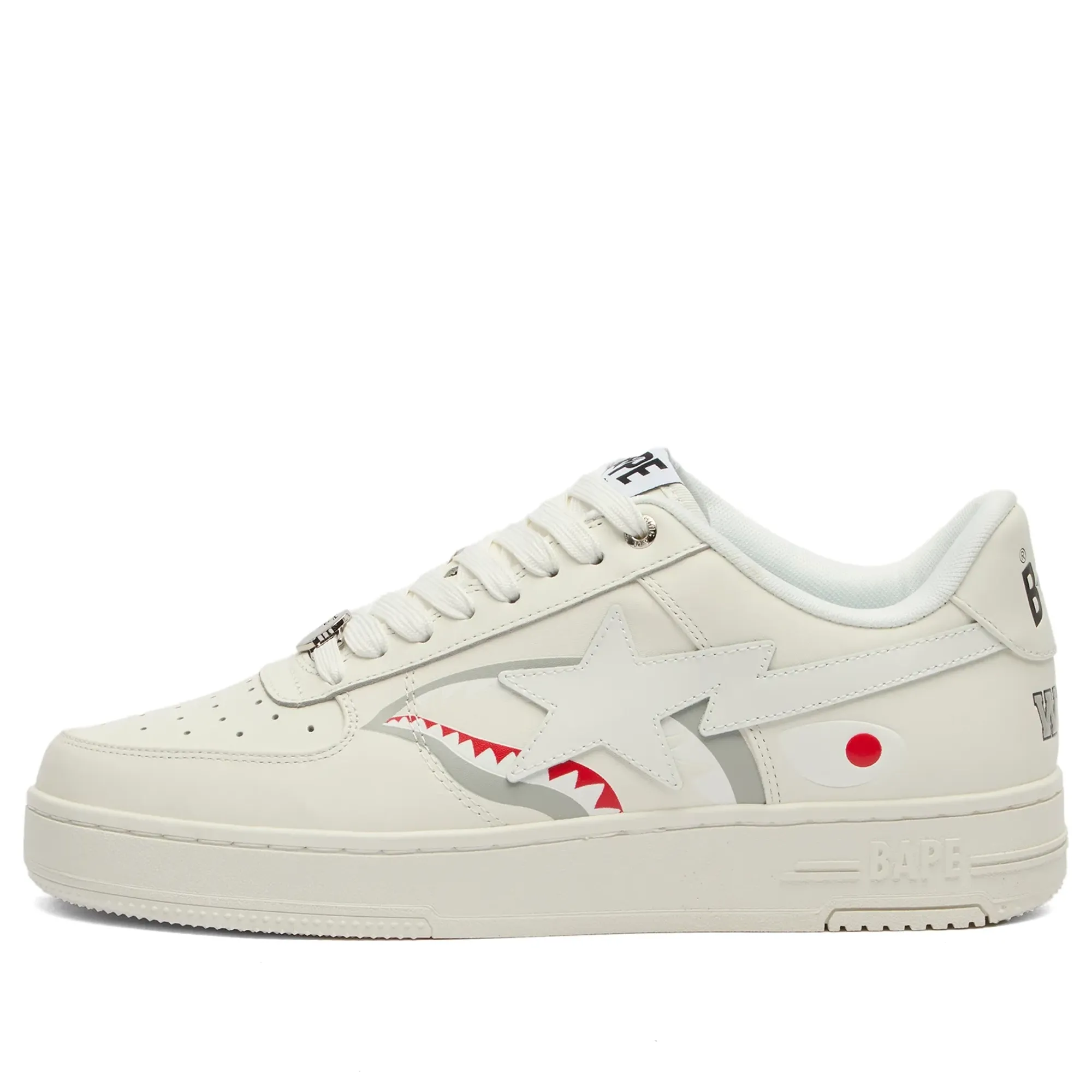 A Bathing Ape Men's Bape Sta Shark #2 M2 Sneakers White