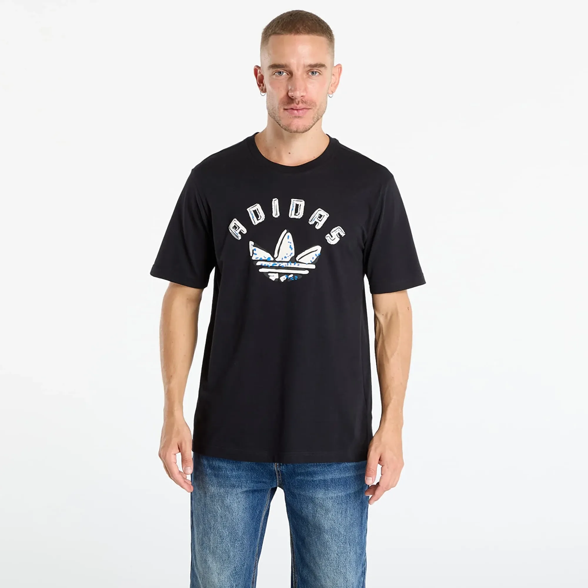 T-Shirt Adidas Graphic T-Shirt Black/ Cream White M