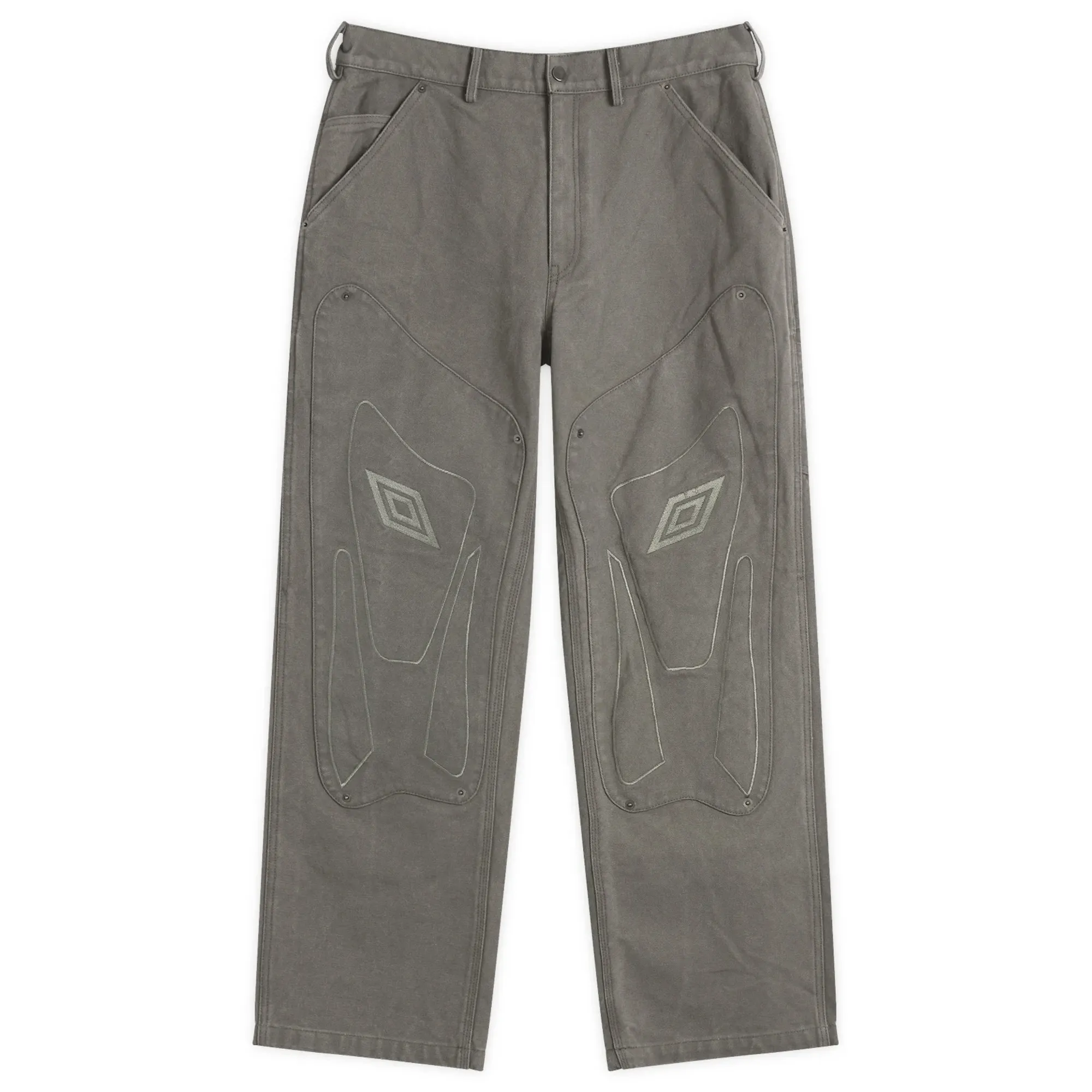 Umbro by Slam Jam Men's Shinguard Canvas Pants Dark Olive
