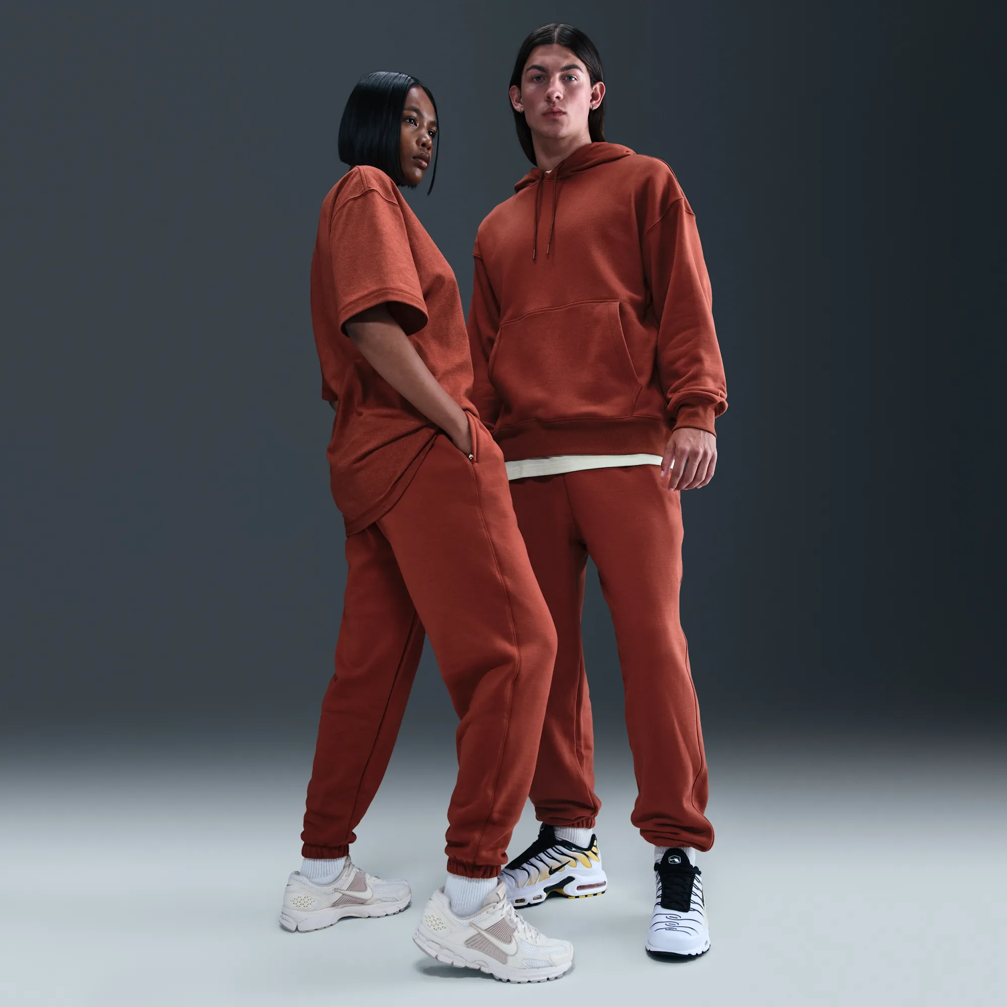 Nike Wool Classics Fleece Trousers - Mars Stone - Fleece