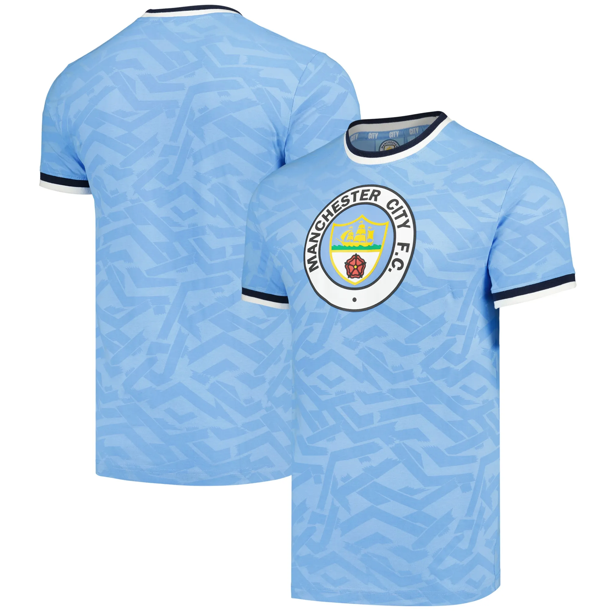 Manchester City 1992 Archive T-Shirt - Sky - Mens