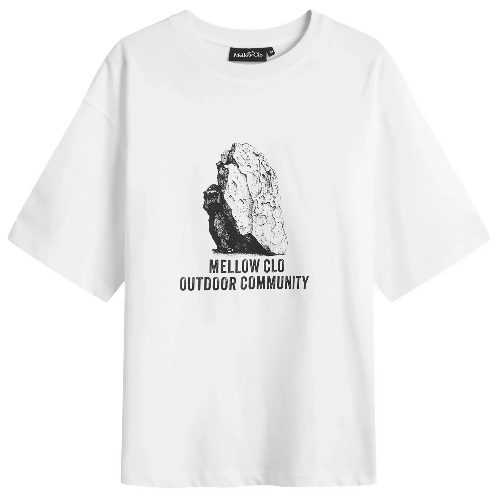Mellow Clo Men's Slab T-Shirt White