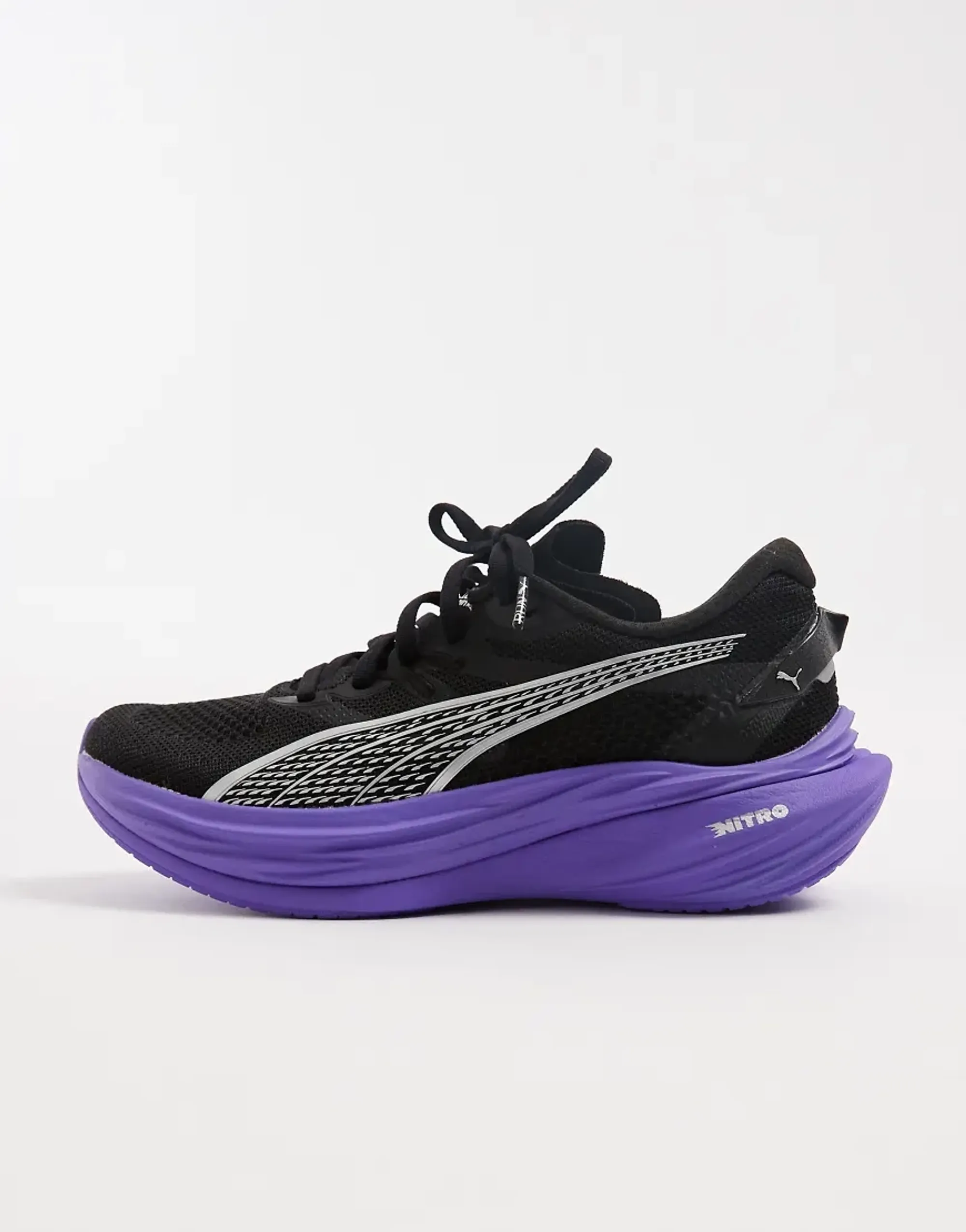 PUMA Deviate Nitroâ ¢ 3 Running Shoes Women, Black/Dark Amethyst ...