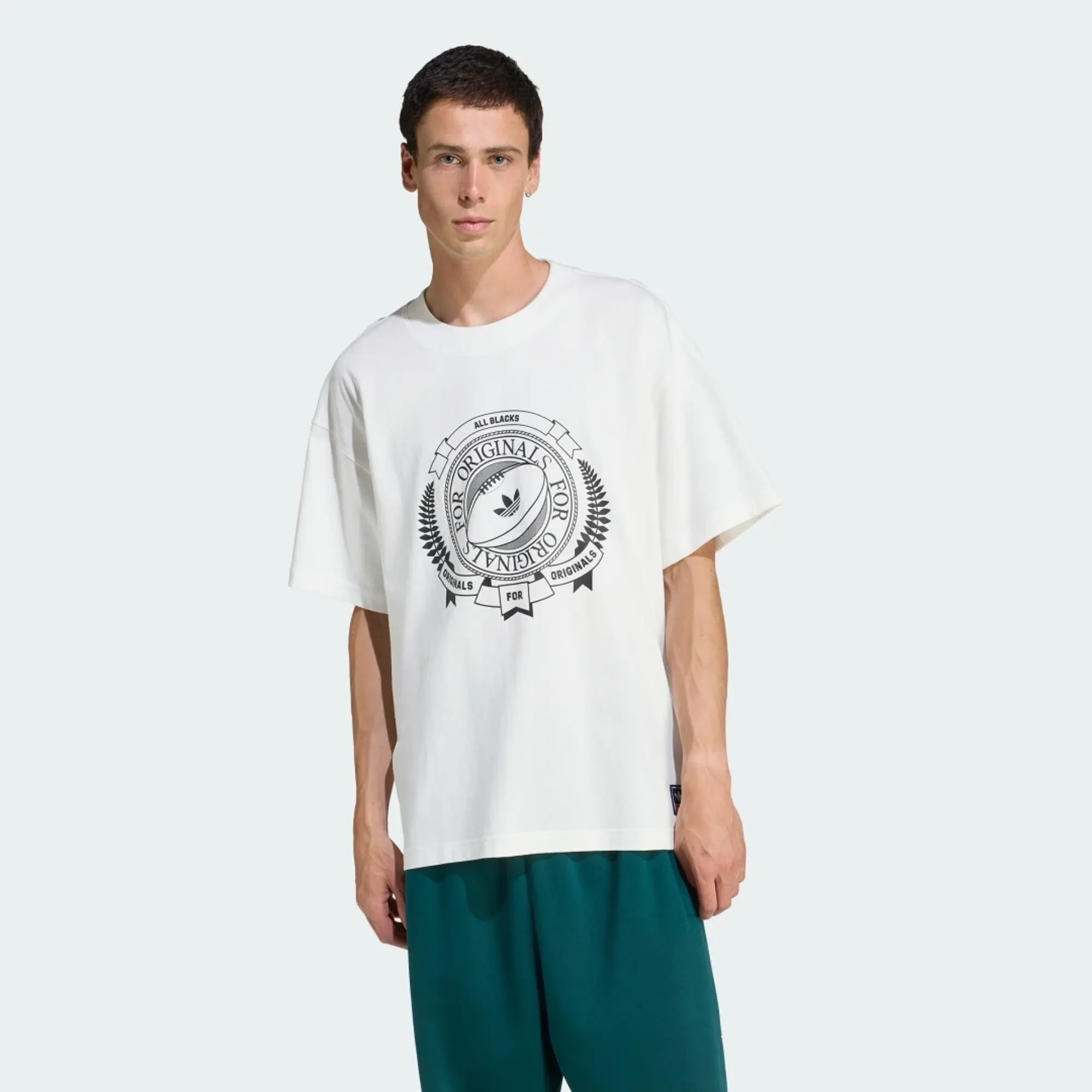 adidas ADIDAS ORIGINALS &amp; ALL BLACKS LOOSE GRAPHIC SS T-Shirt