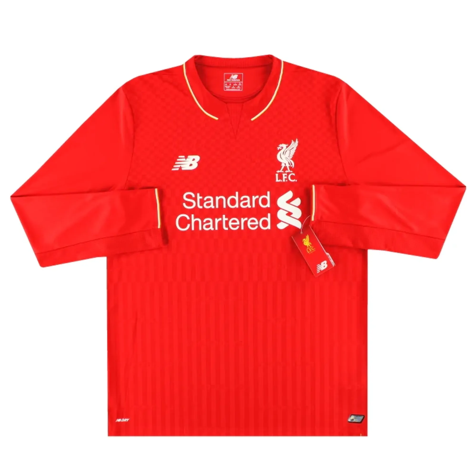 2015-16 Liverpool New Balance Home Shirt L/S *w/tags* L - Liverpool / w/tags 