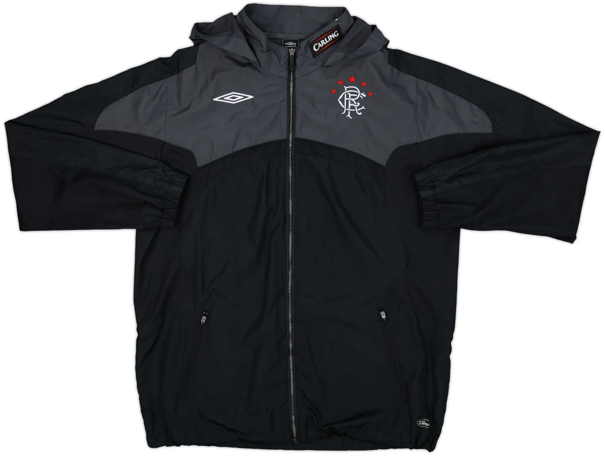 2007-08 Rangers Umbro Hooded Rain Jacket - 7/10 - (L)