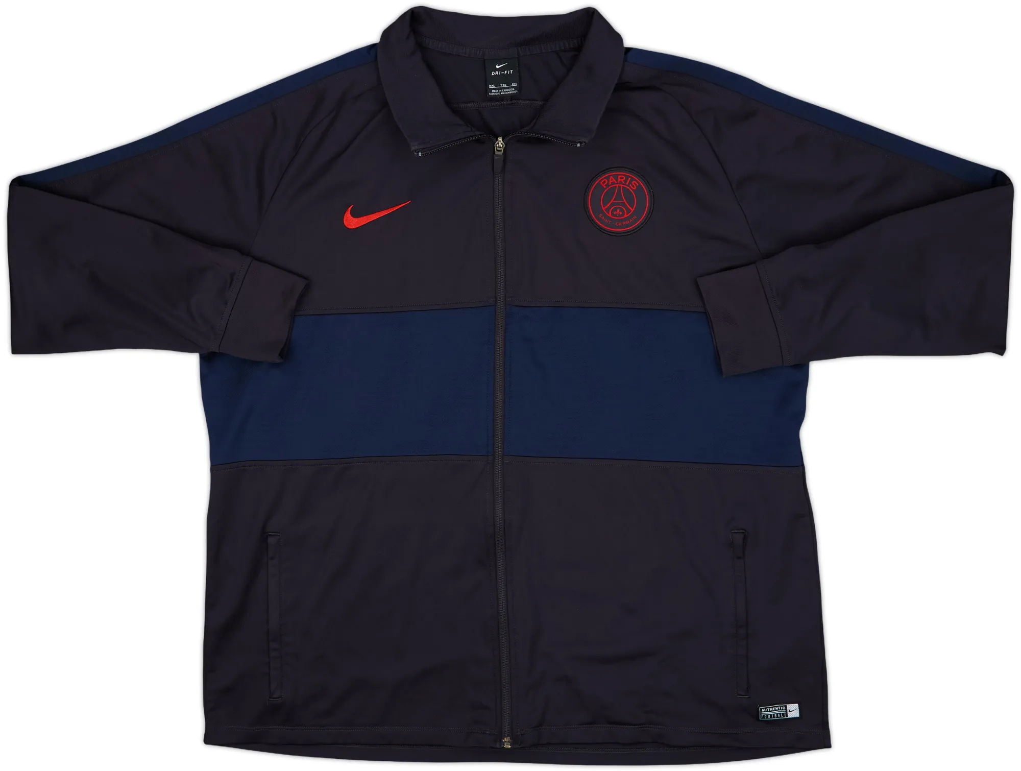 2019-20 Paris Saint-Germain Nike Track Jacket - 7/10 - (XXL)