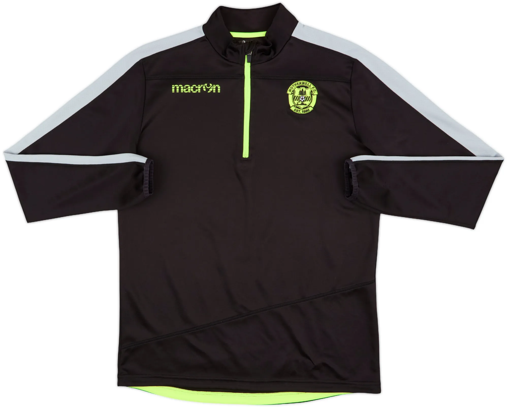 2014-15 Motherwell Macron 1/4 Zip Drill Top - 8/10 - (XL)