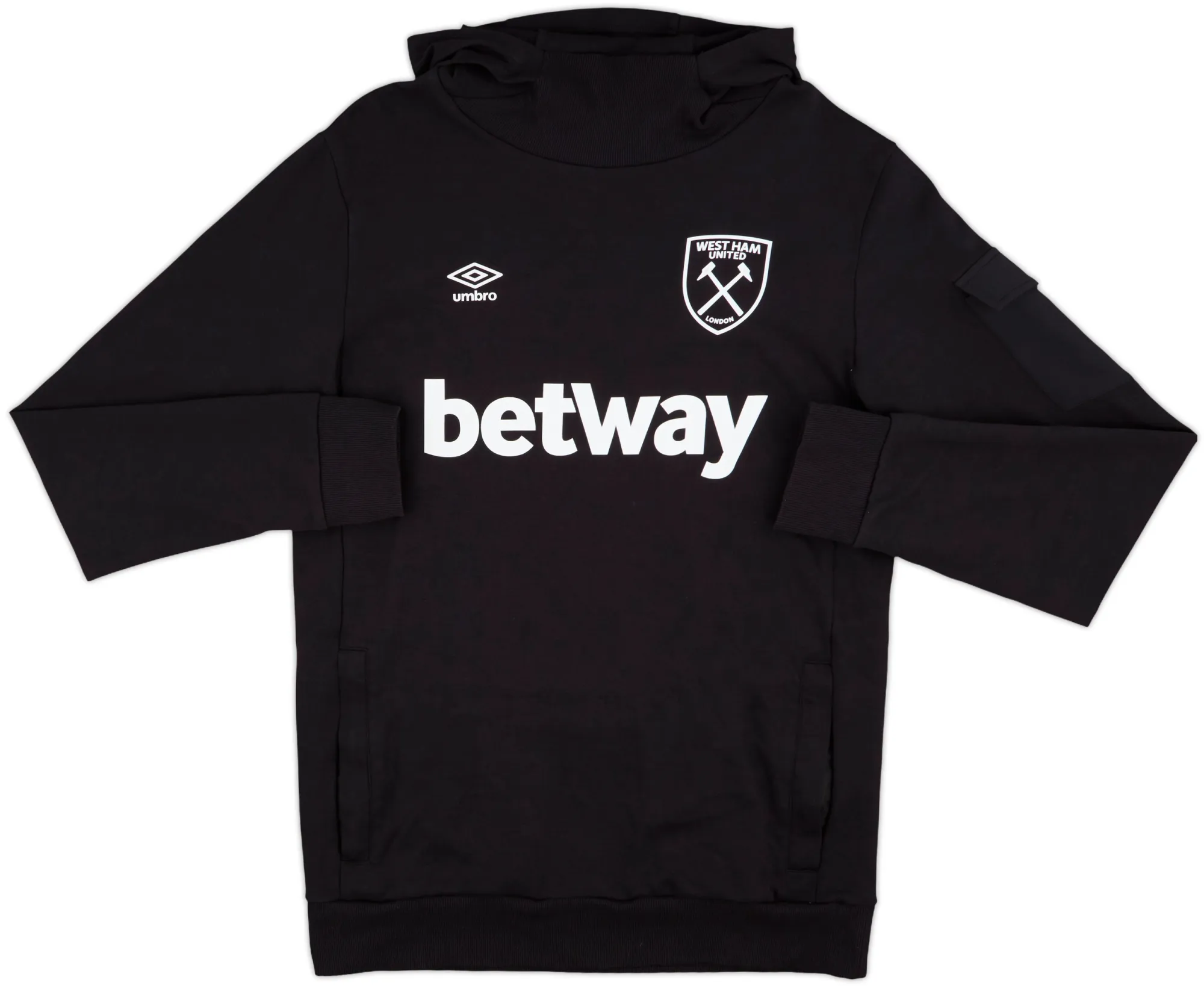 2021-22 West Ham Umbro Hoodie - 10/10 - (M)