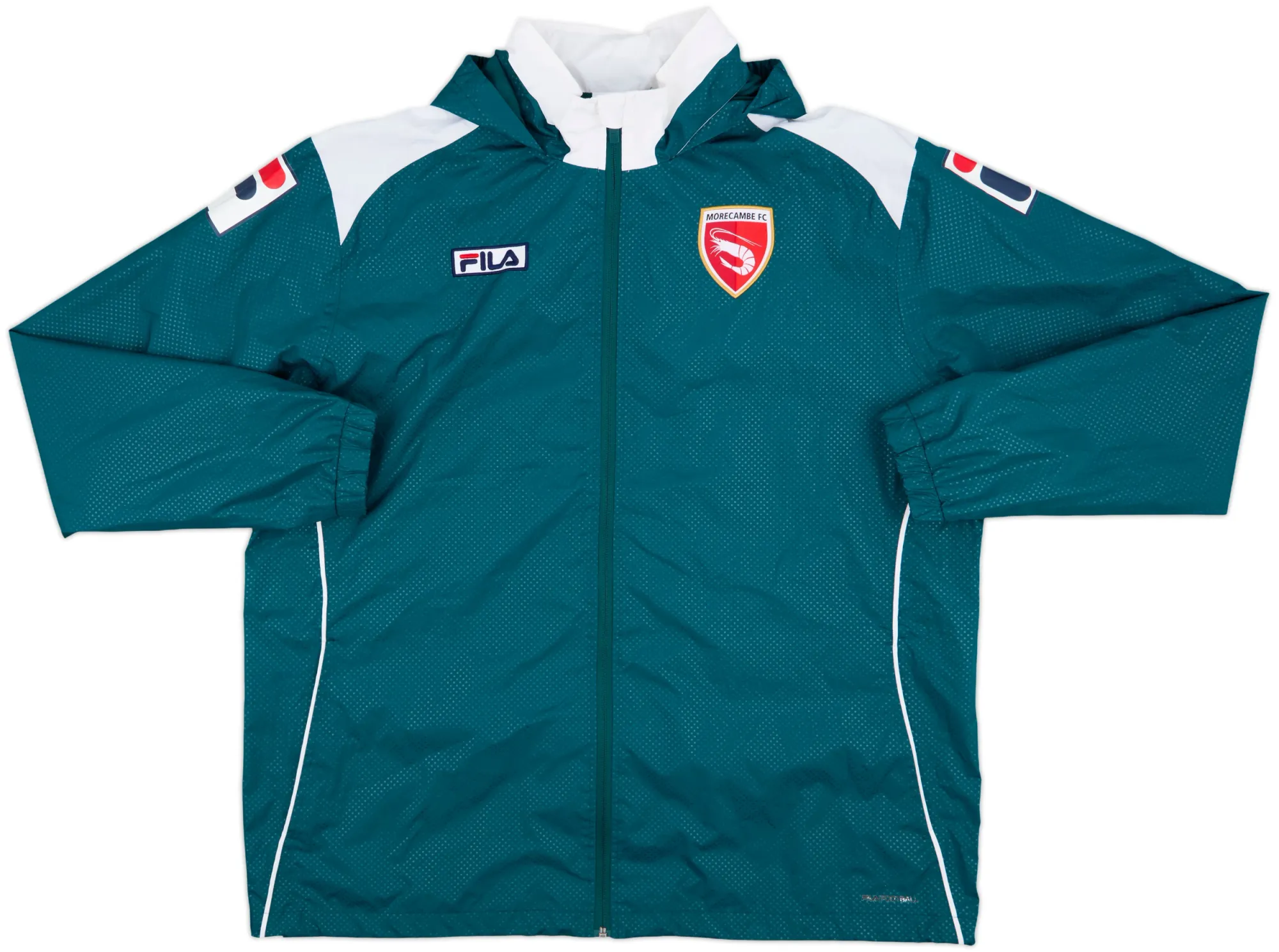2013-14 Morecambe Fila Hooded Rain Jacket - 7/10 - (XXL)