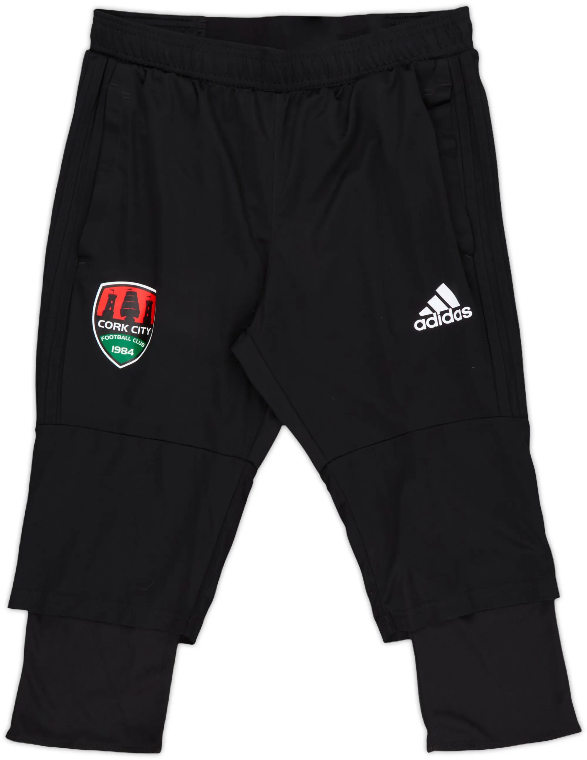 2017-17 Cork City adidas 3/4 Track Pants/Bottoms - 9/10 - (S)