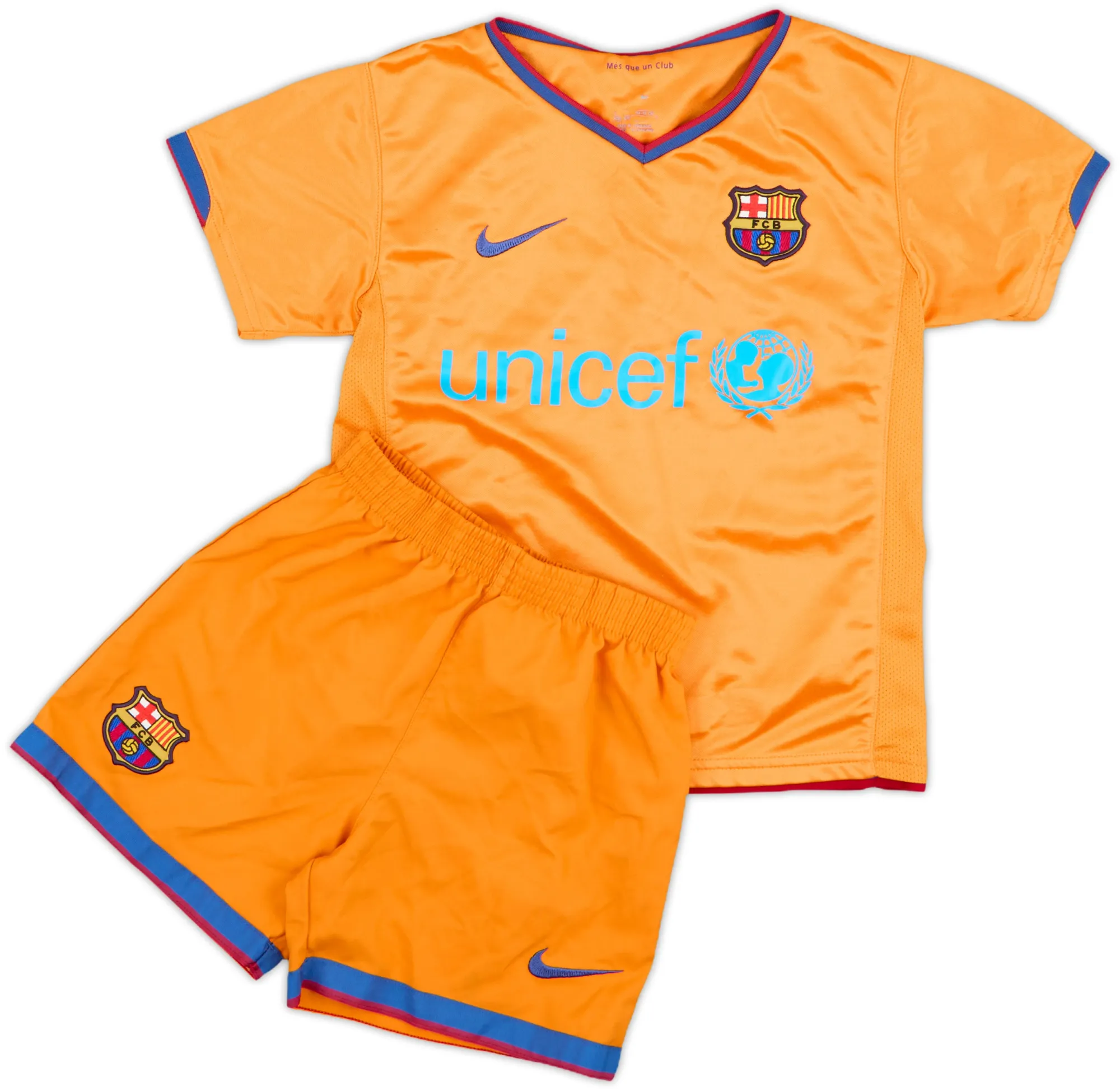 Nike Barcelona Mens SS Away Mini Kit 2006/08