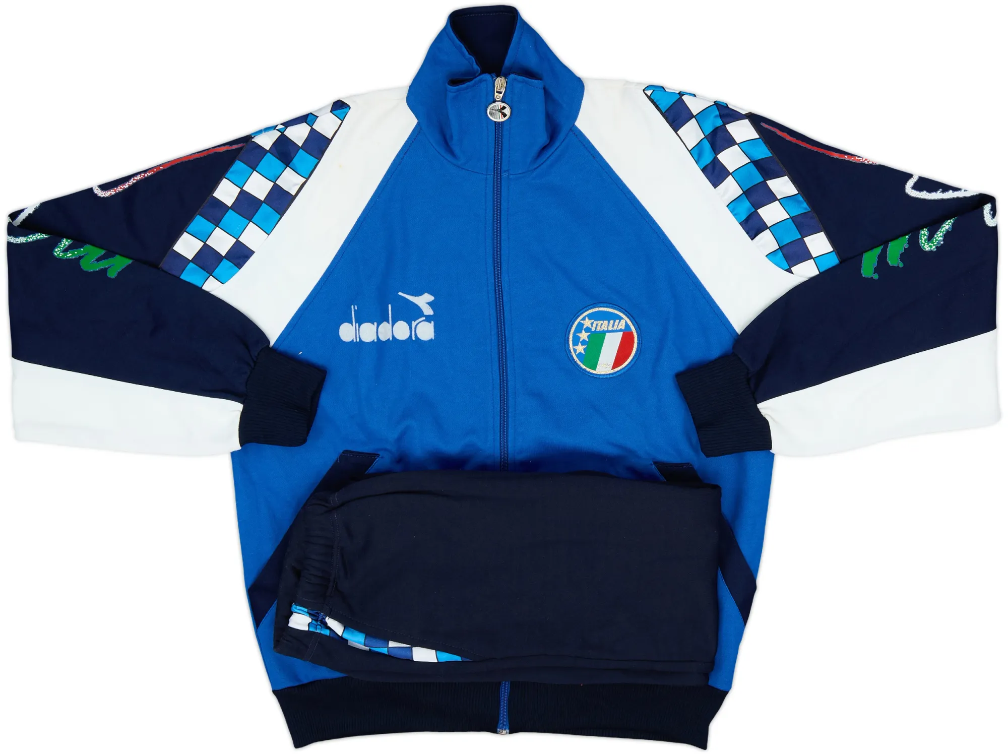 1990 Italy Diadora Tracksuit - 8/10 - (M)