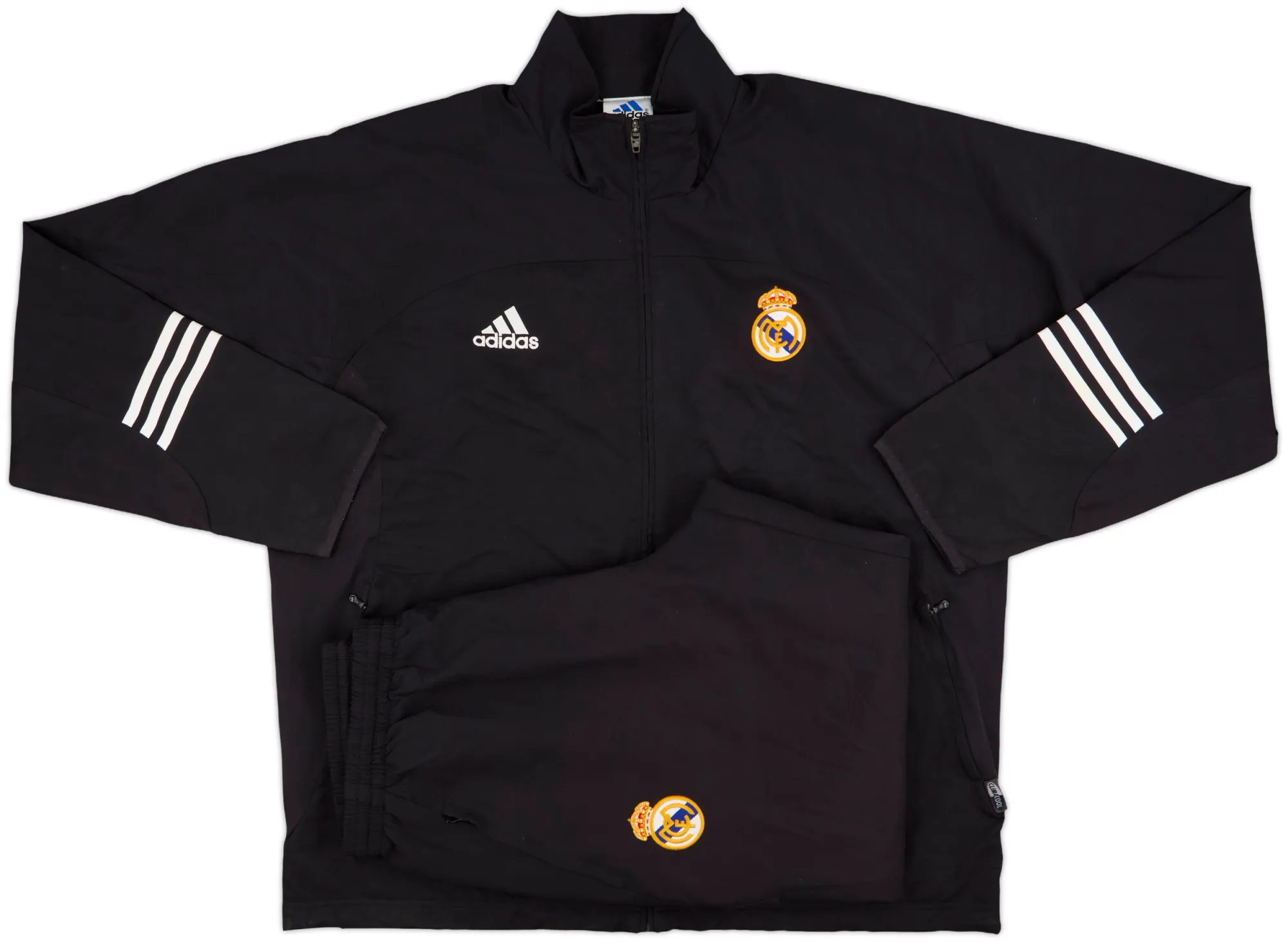 2002-03 Real Madrid adidas Tracksuit - 9/10 - (L/XL)