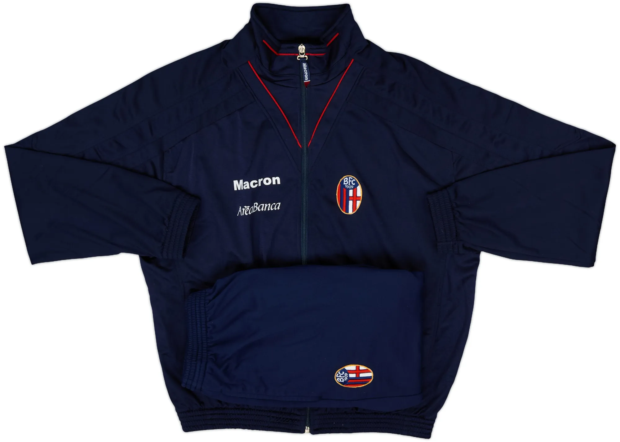 2001-02 Bologna Macron Tracksuit - 9/10 - (L)