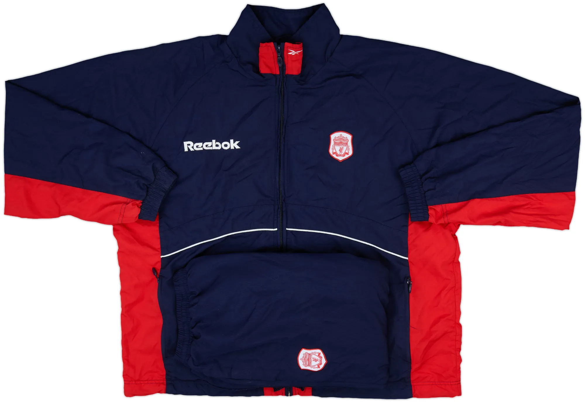 2000-01 Liverpool Reebok Tracksuit - 9/10 - (XL)