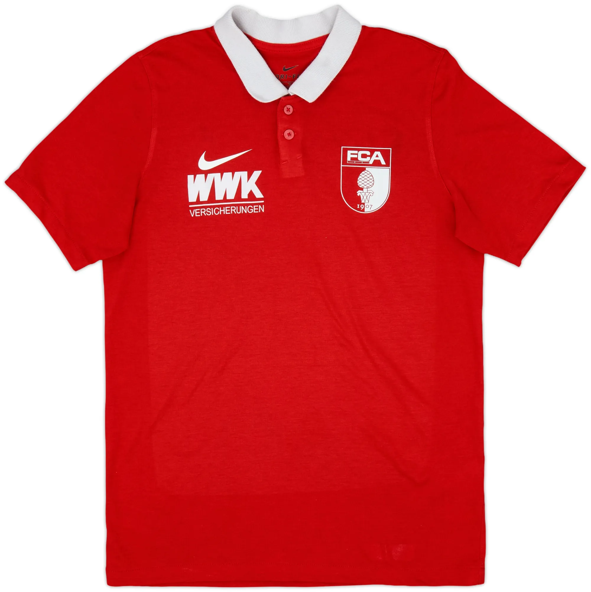 Nike FC Augsburg Boys SS Home Shirt 2021/22