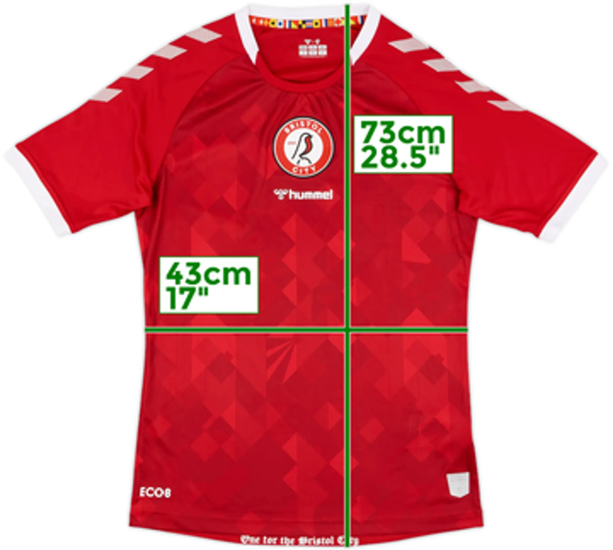 Hummel Bristol City Mens SS Home Shirt 2021/22