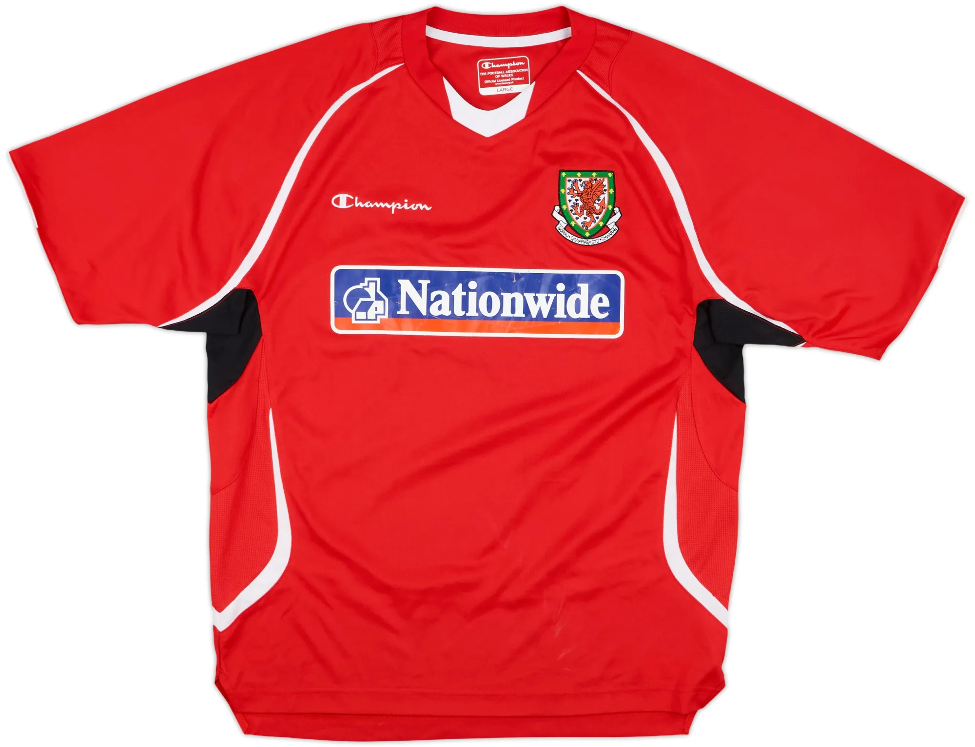 Champion Wales Mens SS Home Shirt 2008