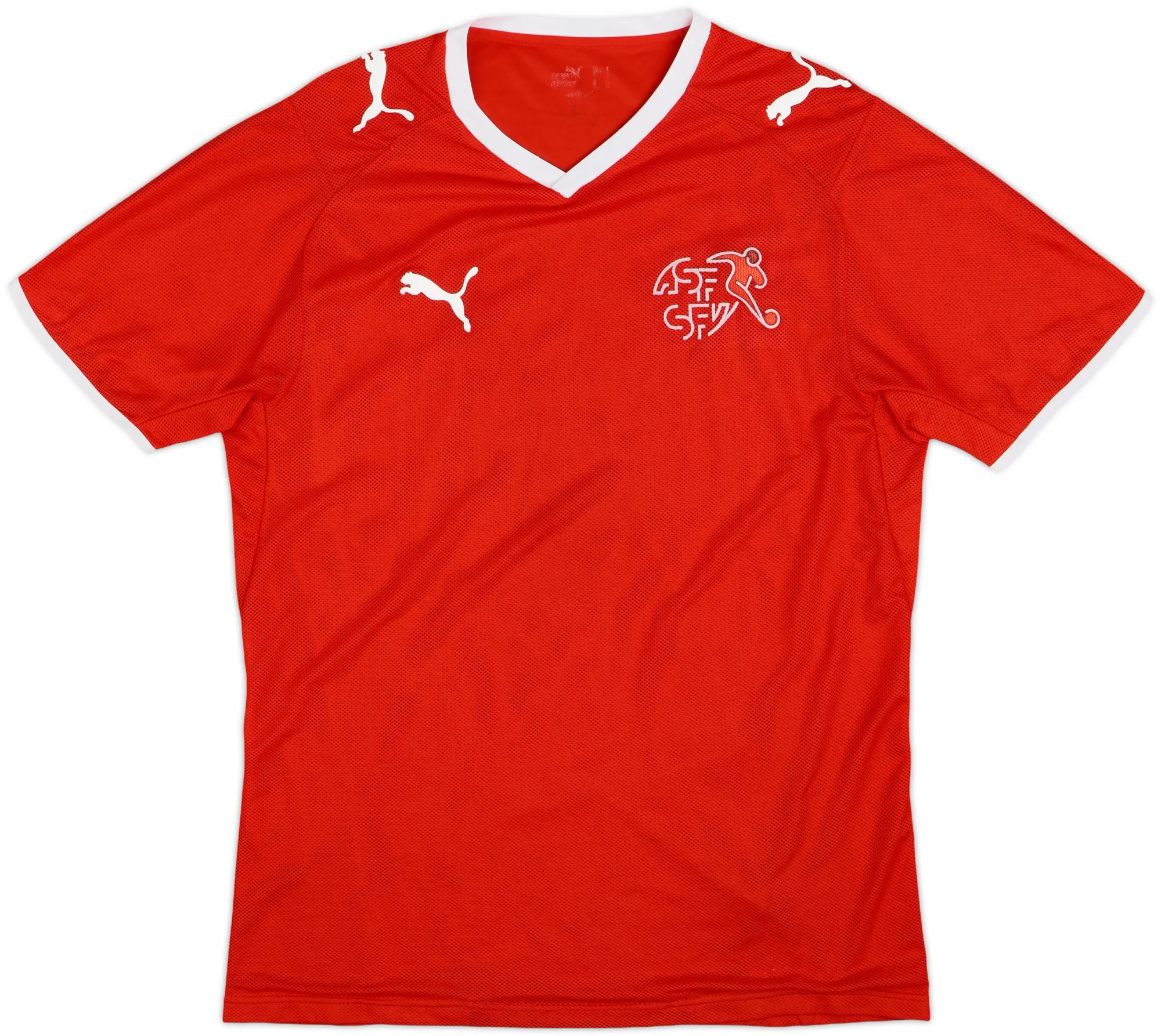 Puma Switzerland Mens SS Home Shirt 2008