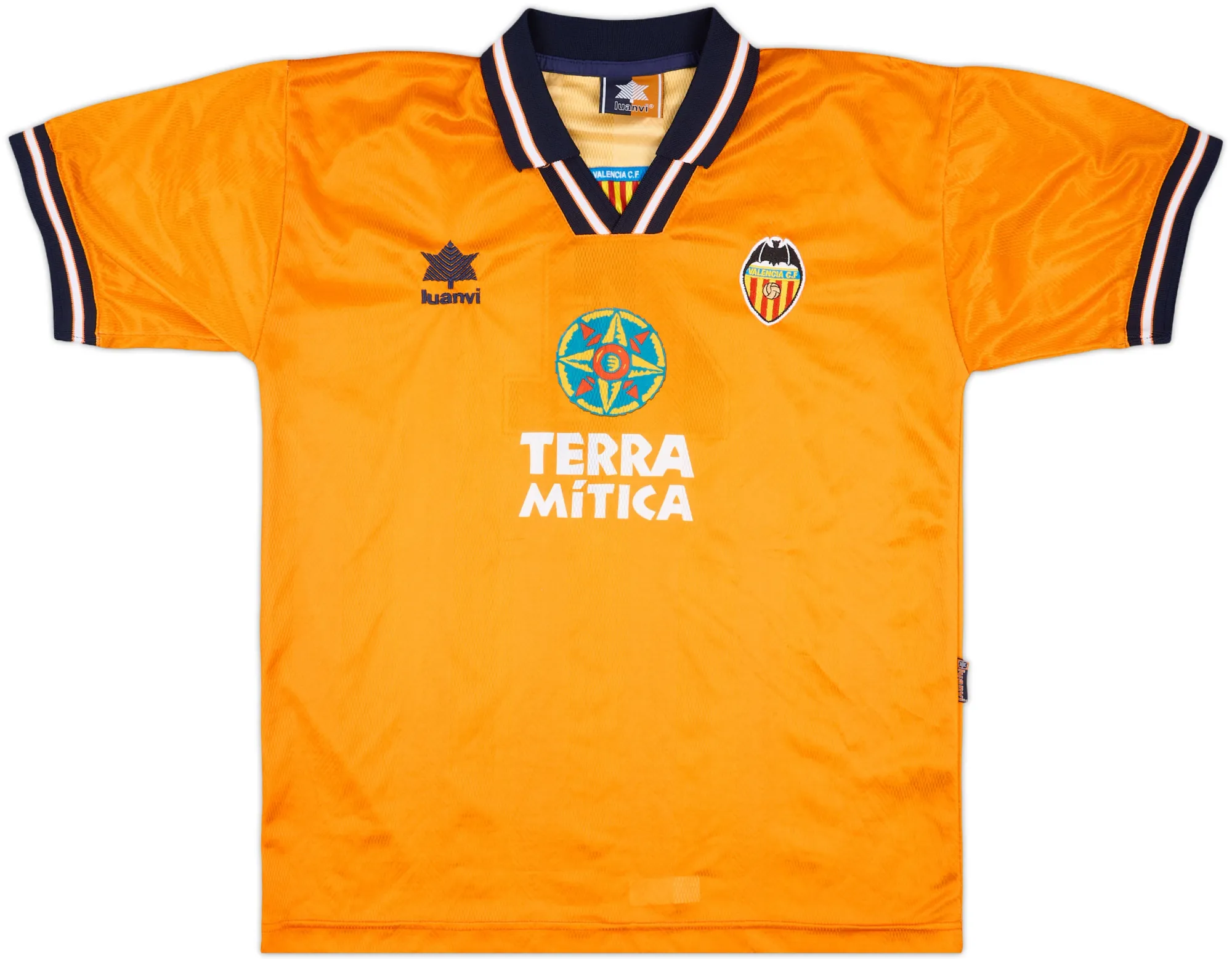 Away Valencia Mens SS Player Issue Away Shirt 1998/99