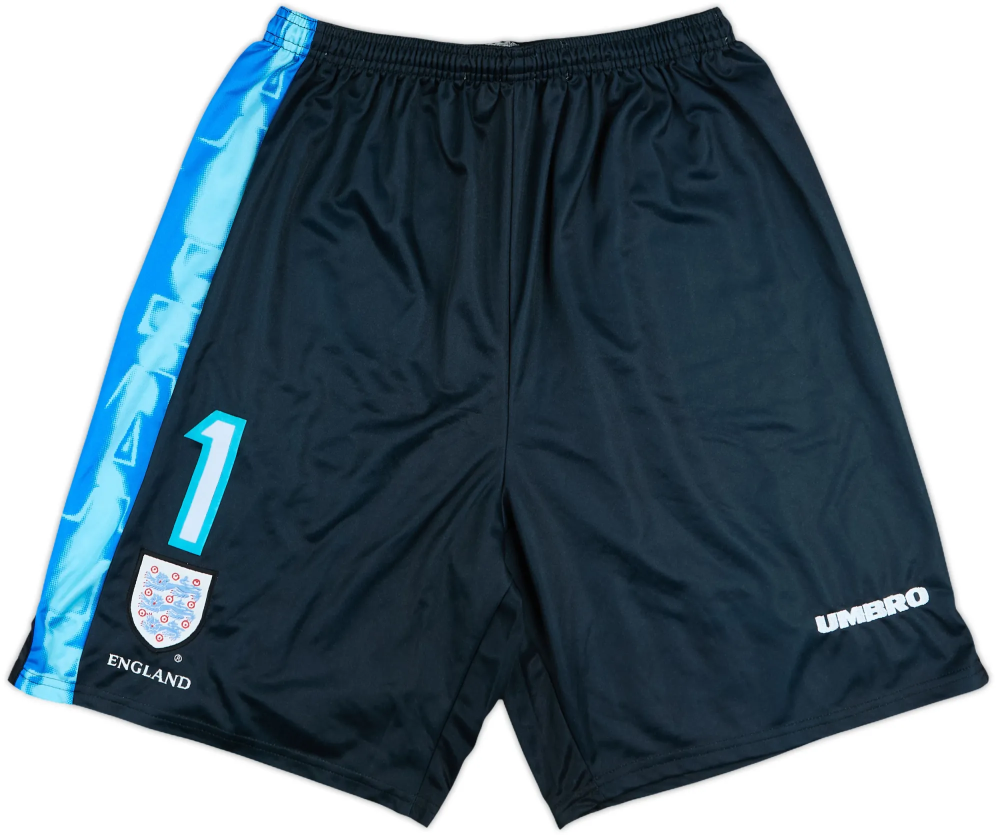 Umbro England Mens Goalkeeper Player Issue Home Shorts 1997