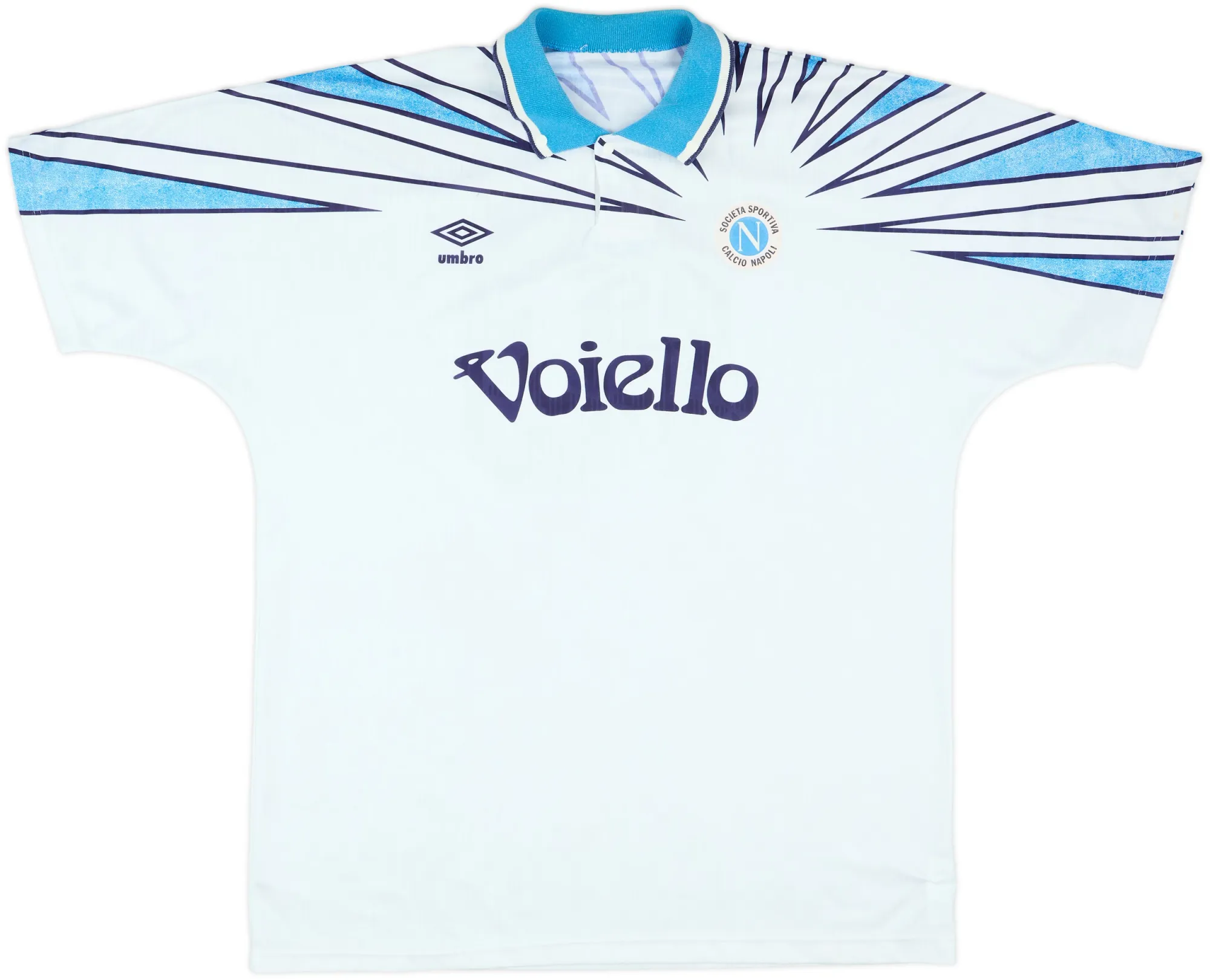 Umbro Napoli Mens SS Away Shirt 1991/93