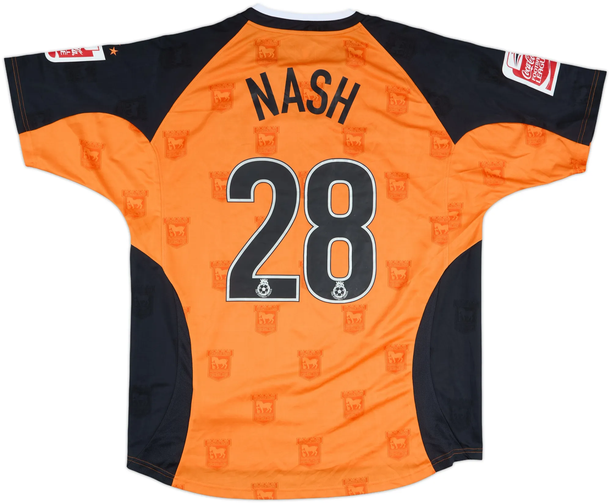 Away Ipswich Town Mens SS Player Issue Away Shirt 2004/06