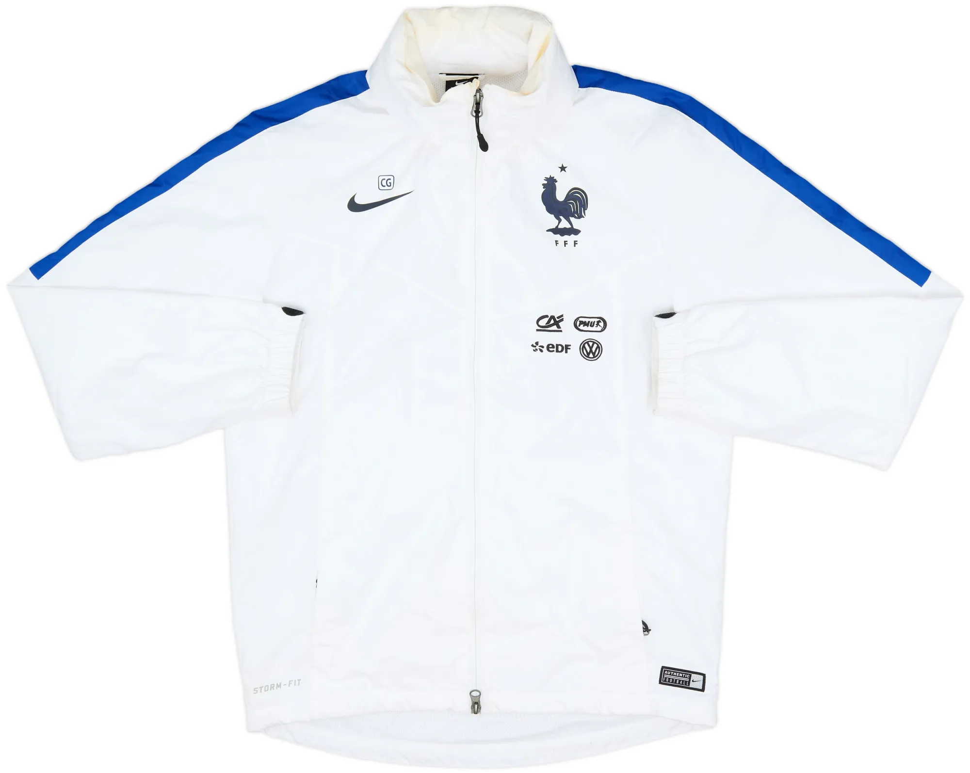 2017-18 France Staff Issue Nike Hooded Rain Jacket - 6/10 - (S)