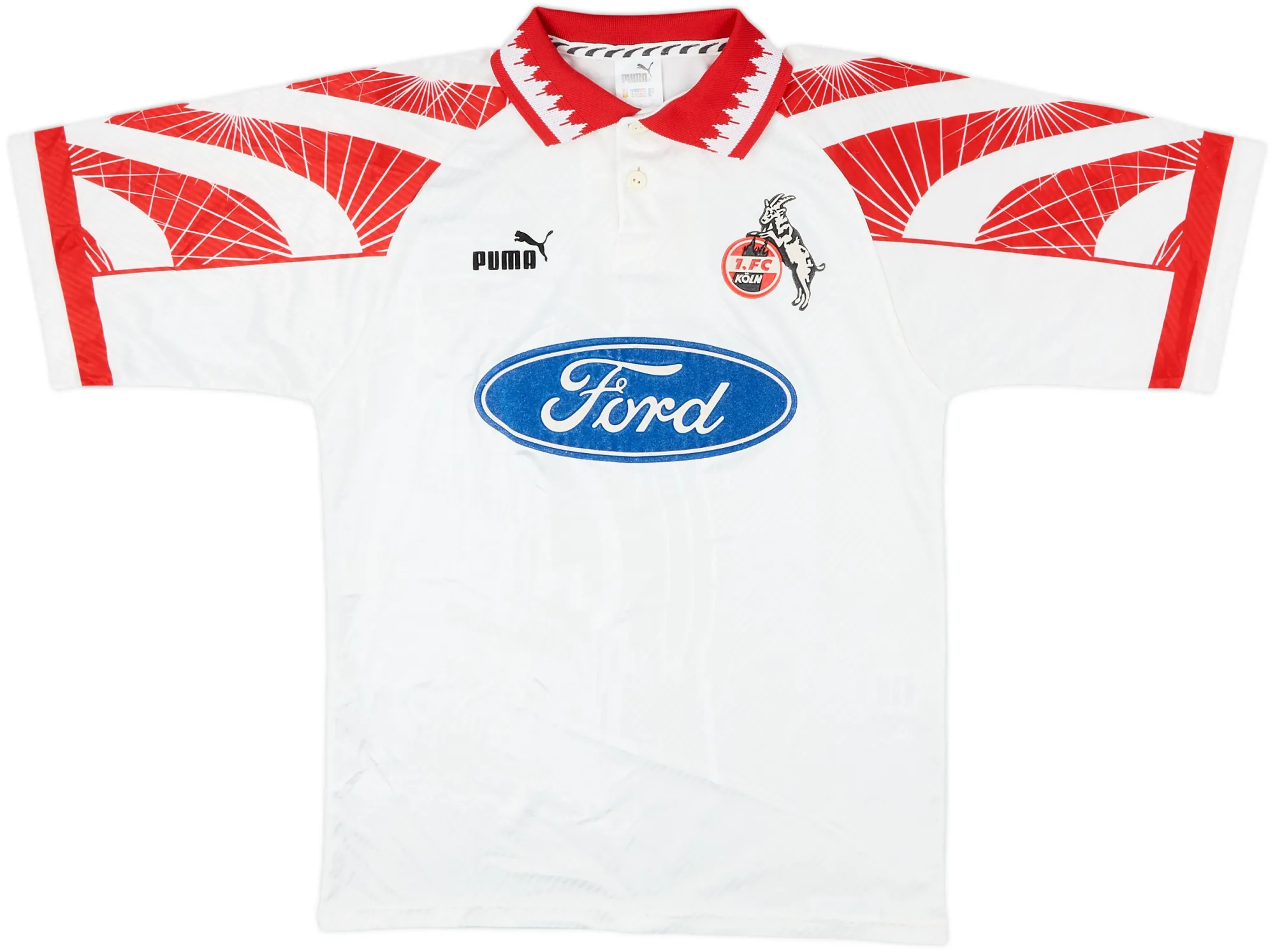 Puma FC Koln Mens SS Home Shirt 1996/97