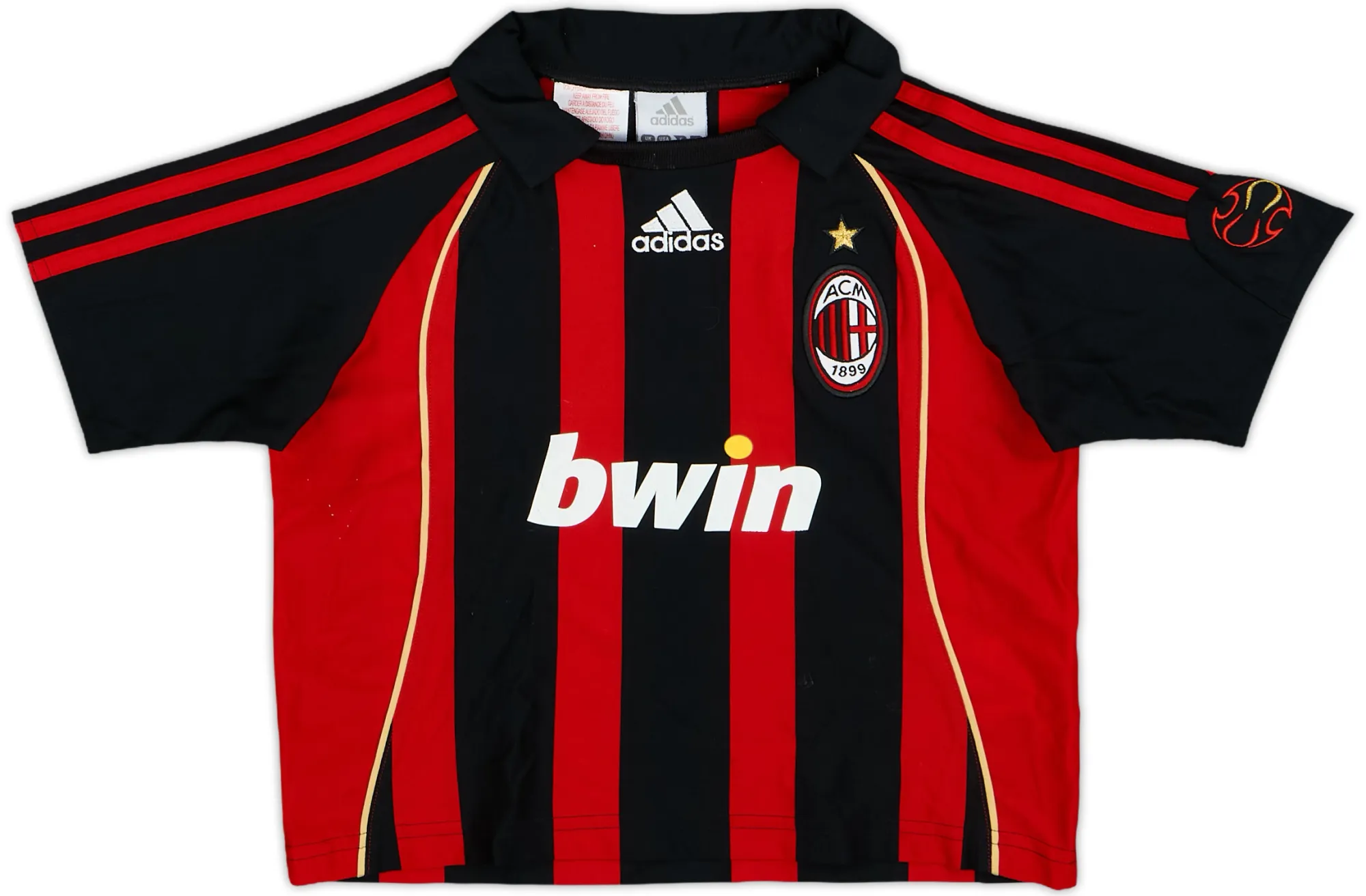 adidas AC Milan Mens SS Home Shirt 2006/07