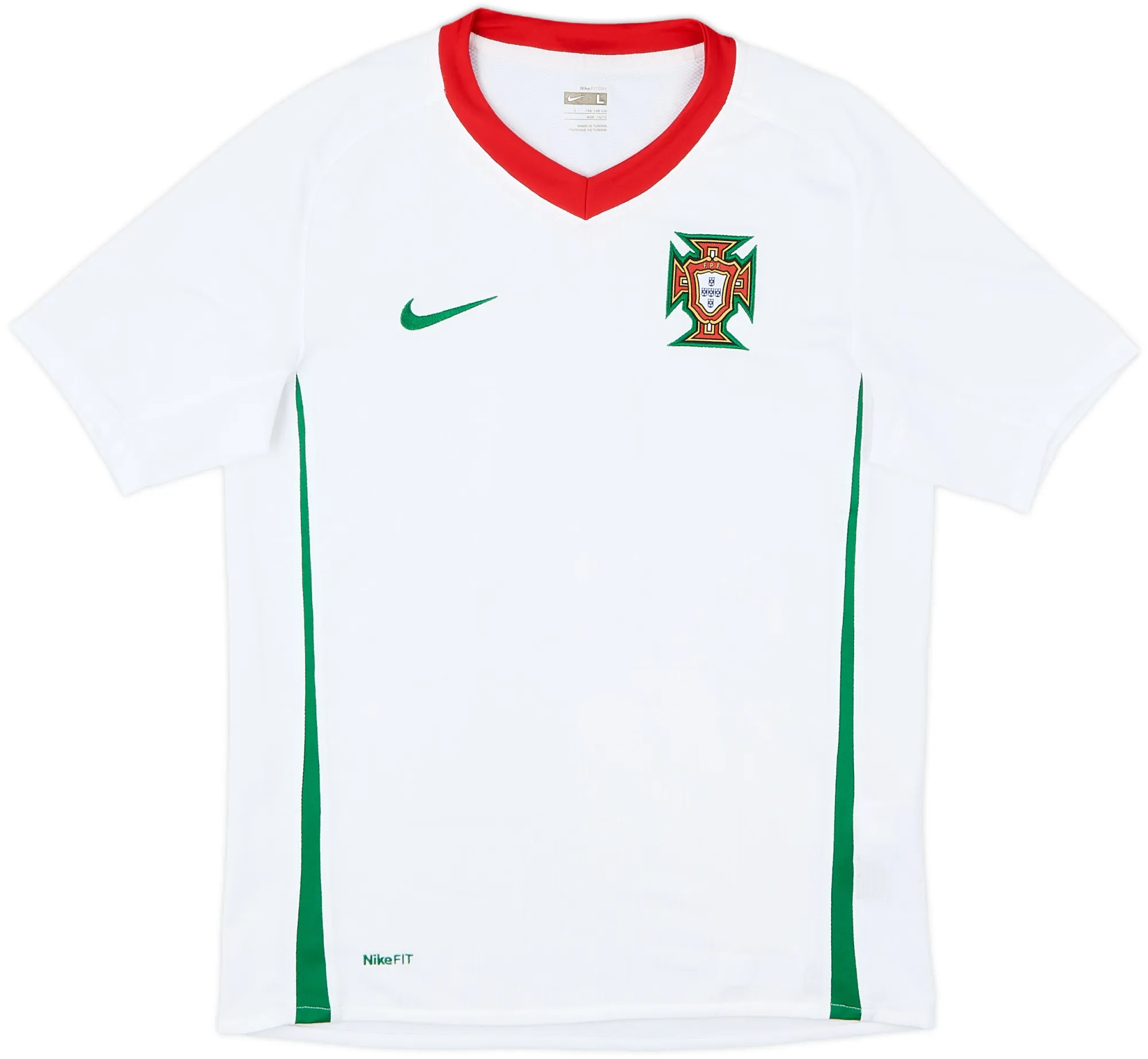 Nike Portugal Boys SS Away Shirt 2008