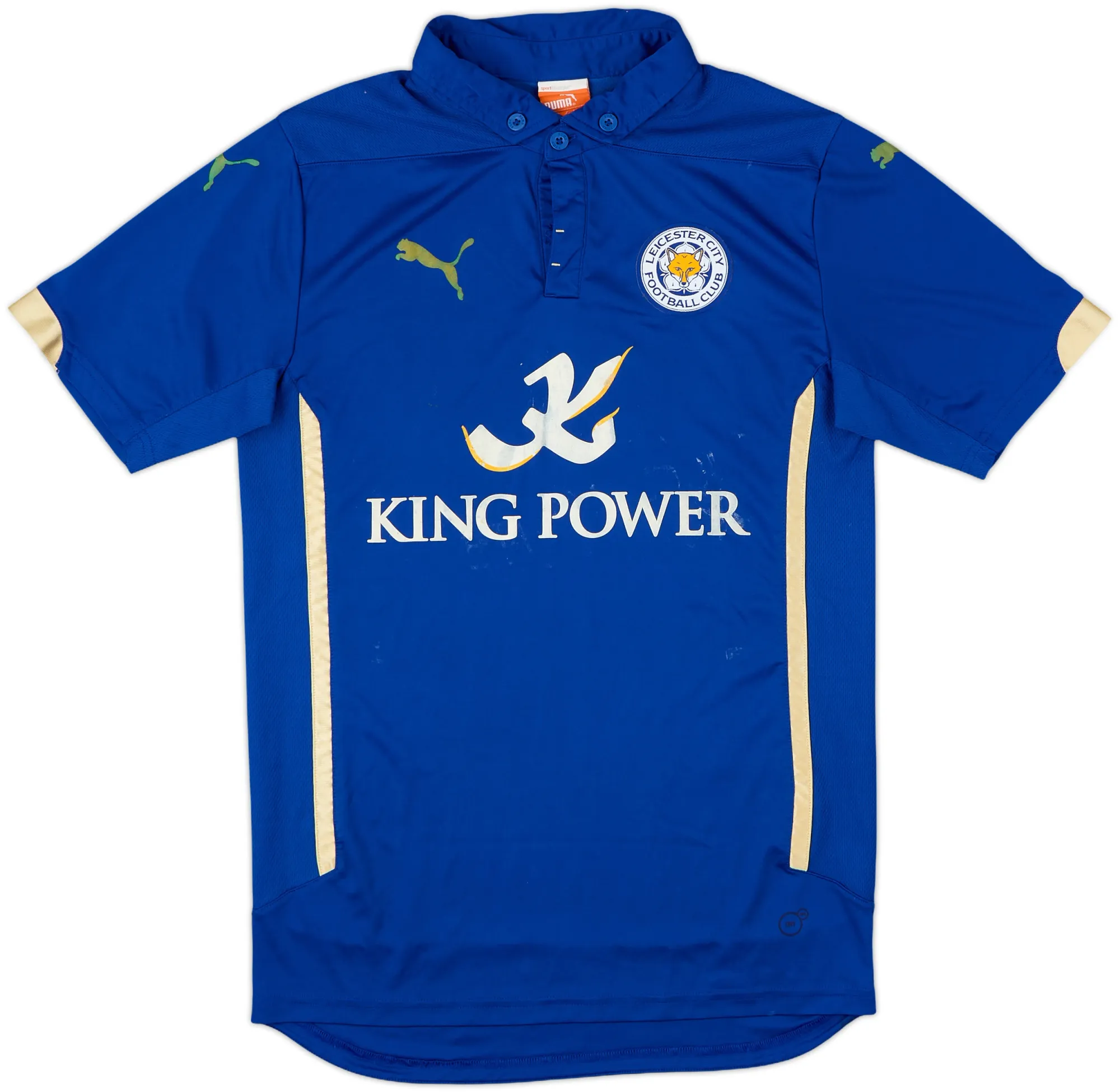 Puma Leicester City Mens SS Home Shirt 2014/15