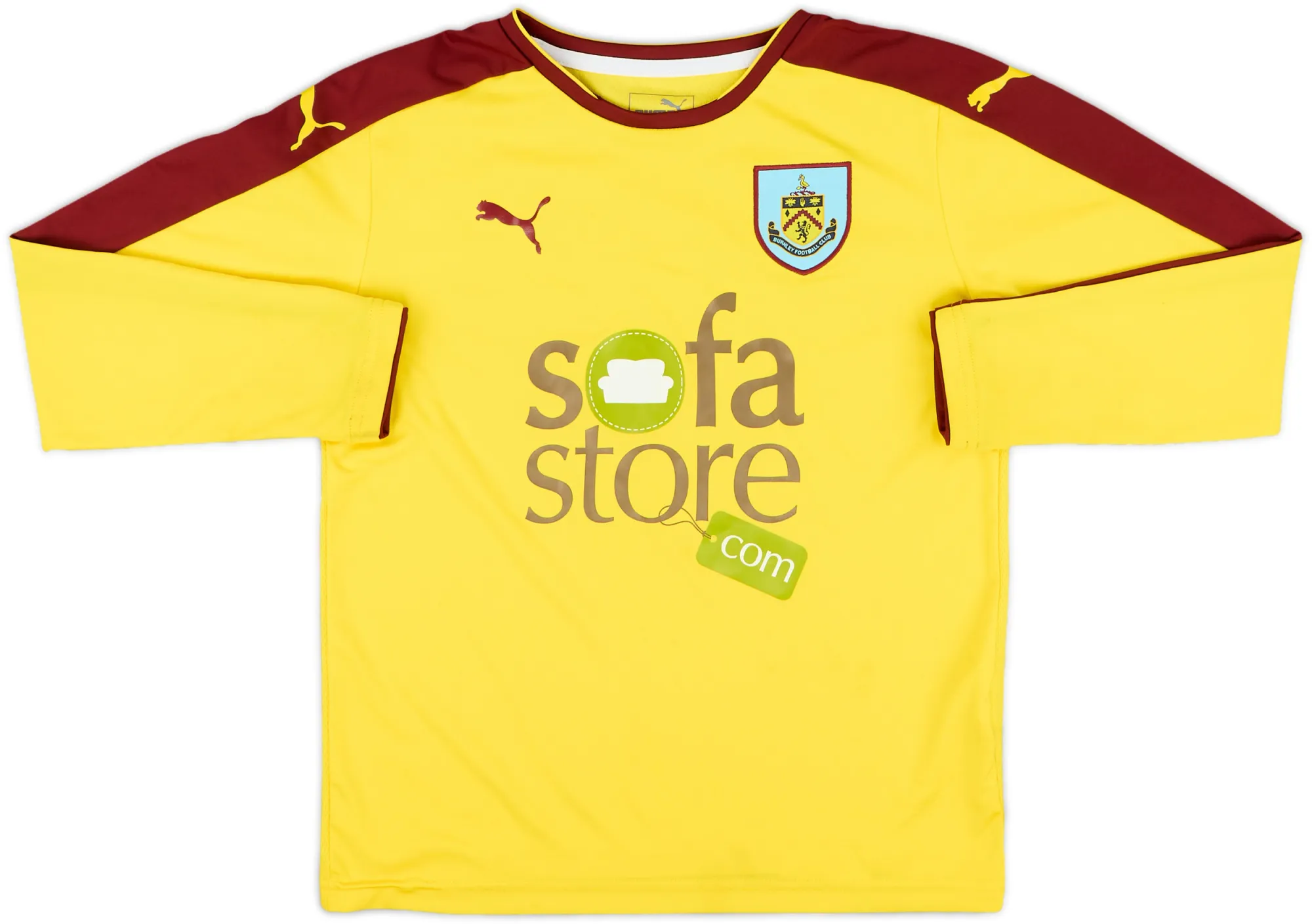 Puma Burnley Boys LS Away Shirt 2015/16