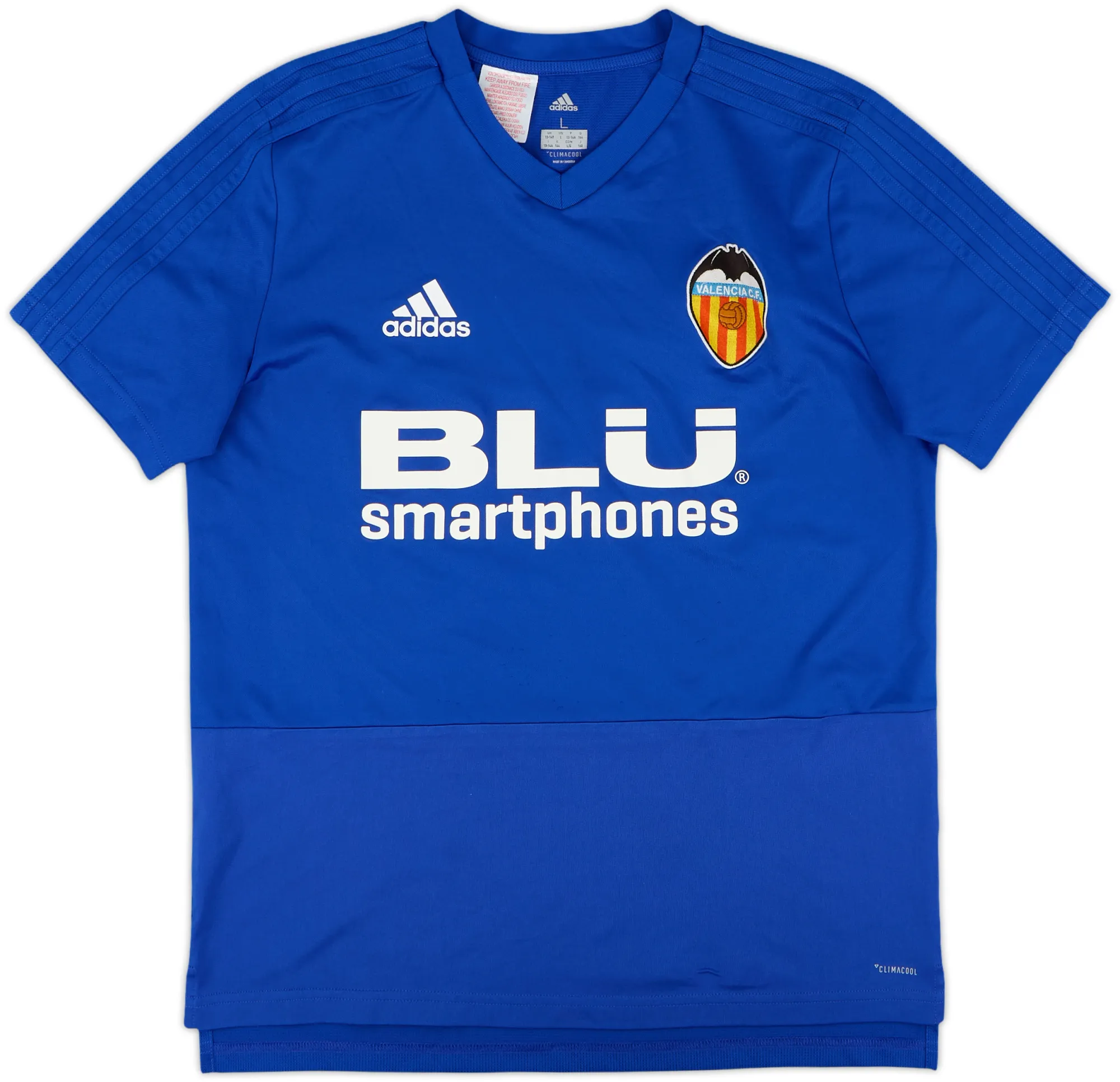 adidas Valencia Boys SS Home Shirt 2017/18