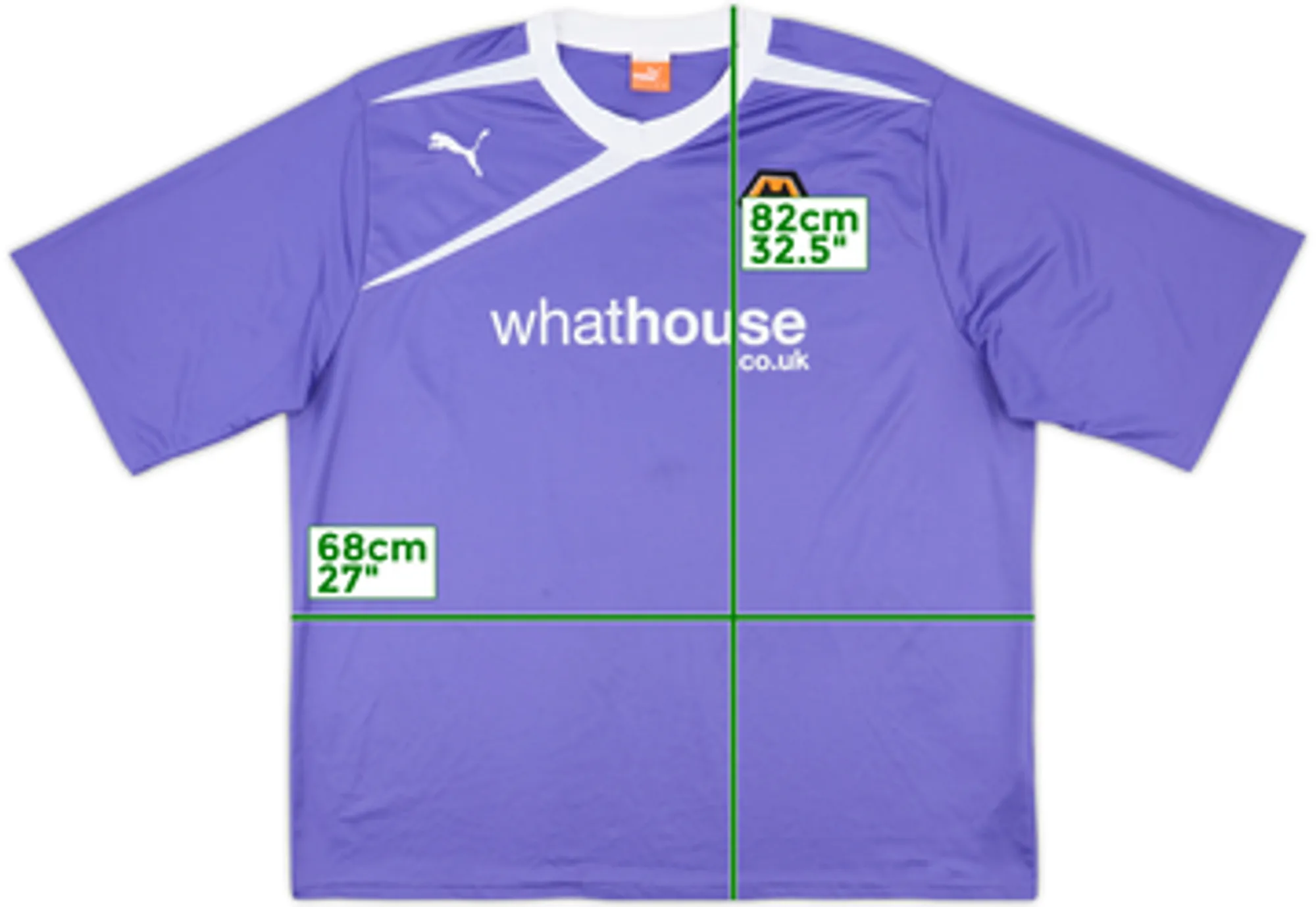 Puma Wolverhampton Wanderers Mens SS Away Shirt 2013/14