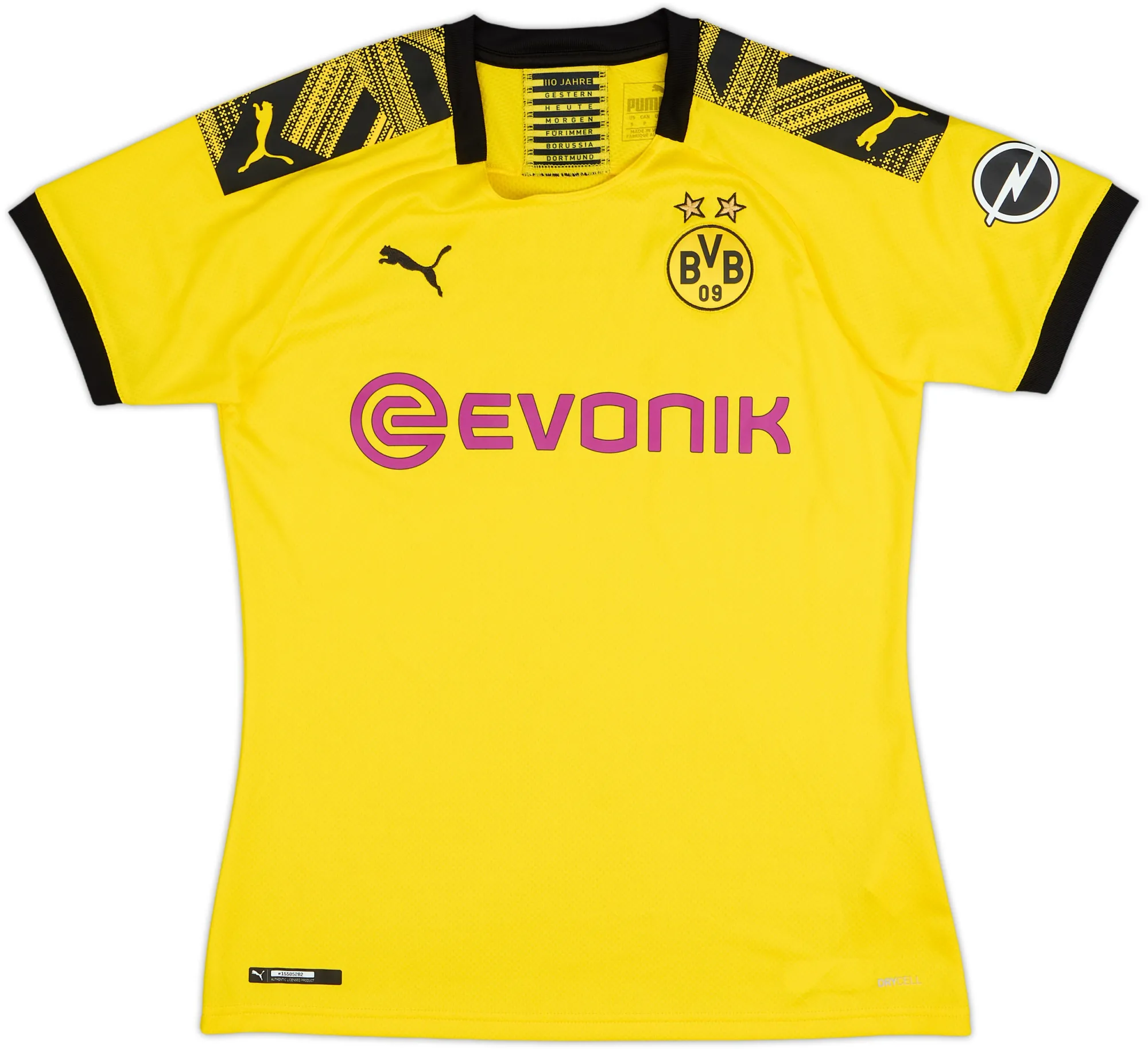 Puma Borussia Dortmund Womens SS Home Shirt 2019/20