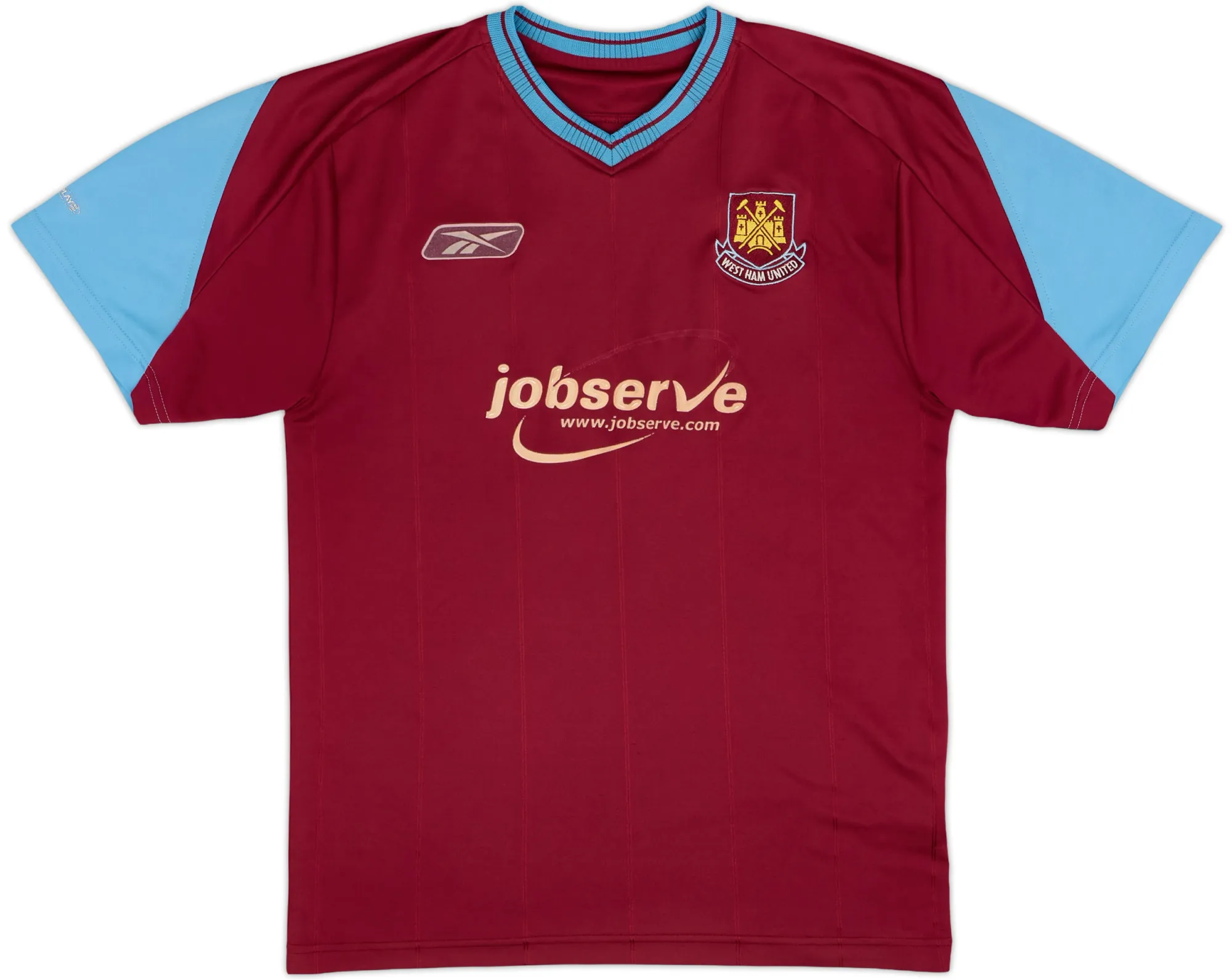 Reebok West Ham United Boys SS Home Shirt 2003/05