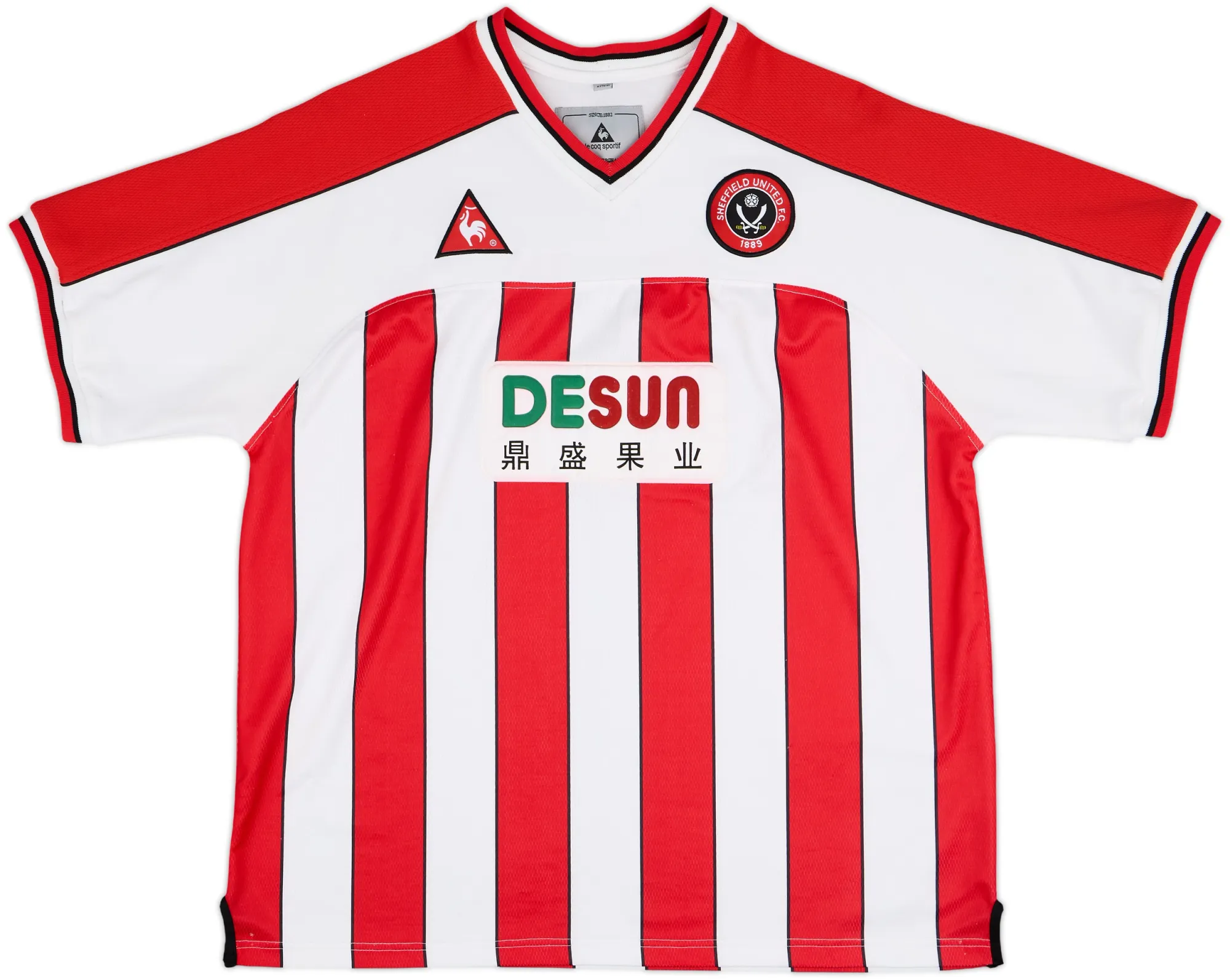 LeCoqSportif Sheffield United Mens SS Home Shirt 2002/04