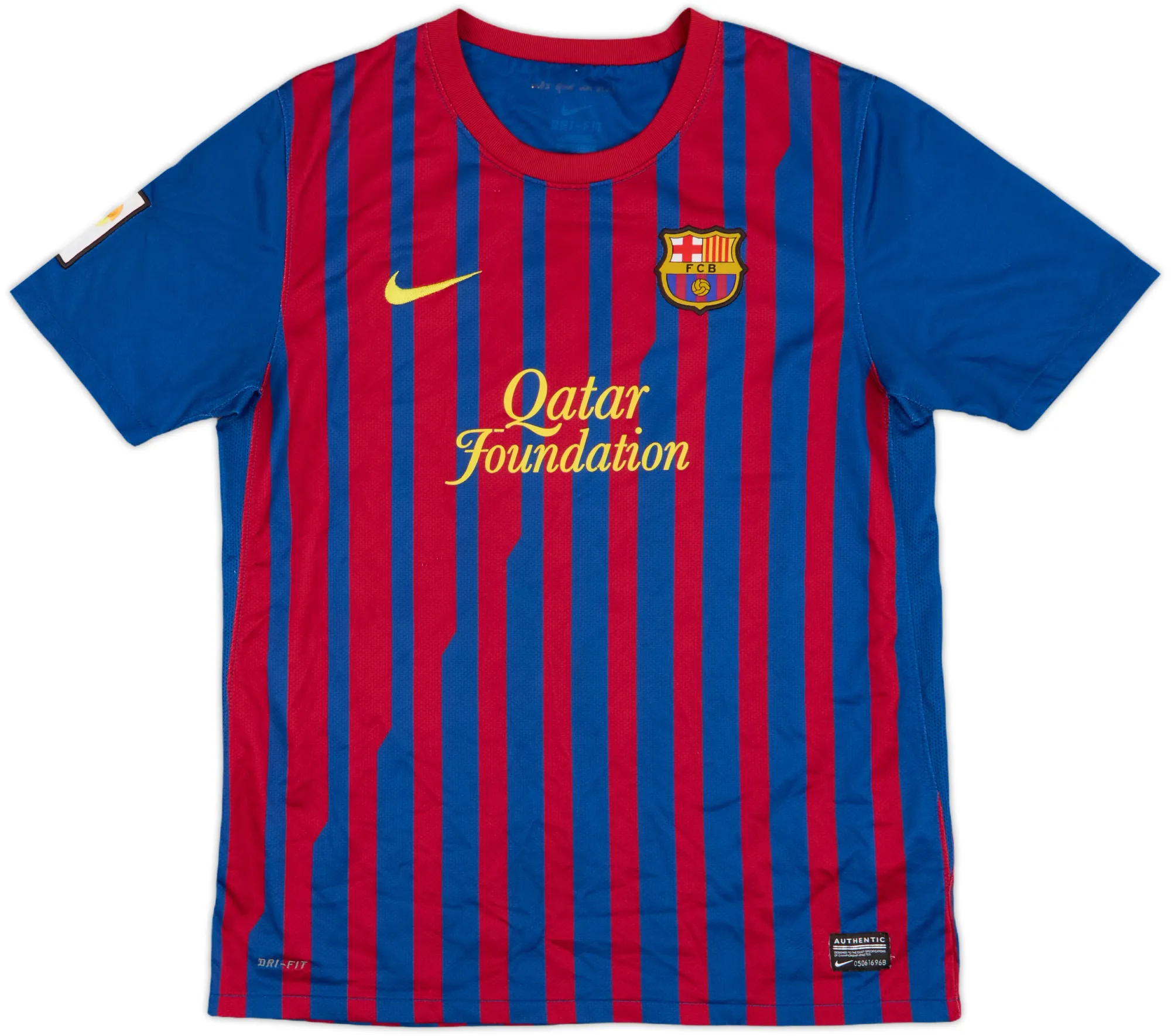 Nike Barcelona Boys SS Home Shirt 2011/12