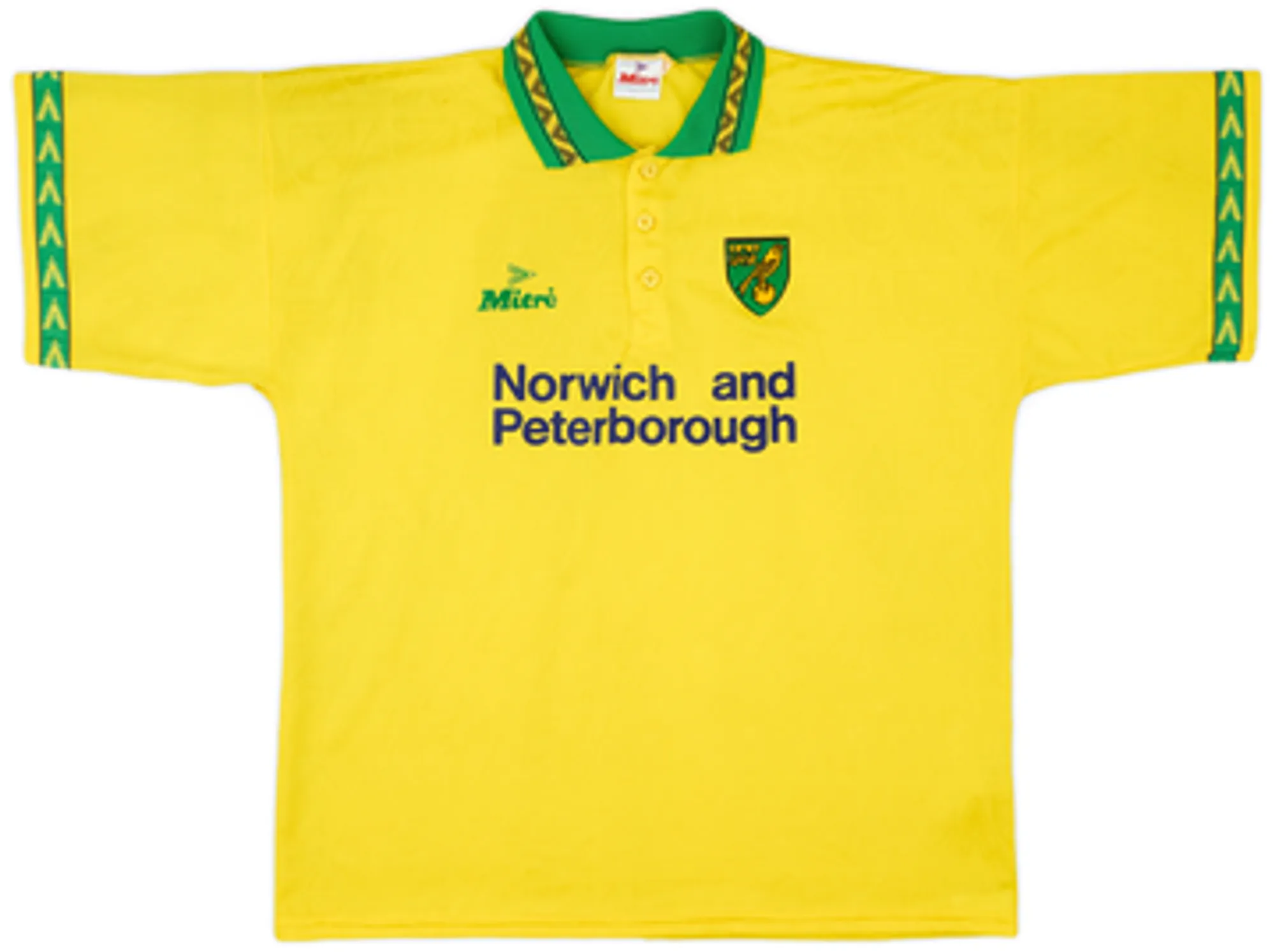 Home Norwich City Mens SS Home Shirt 1994/96