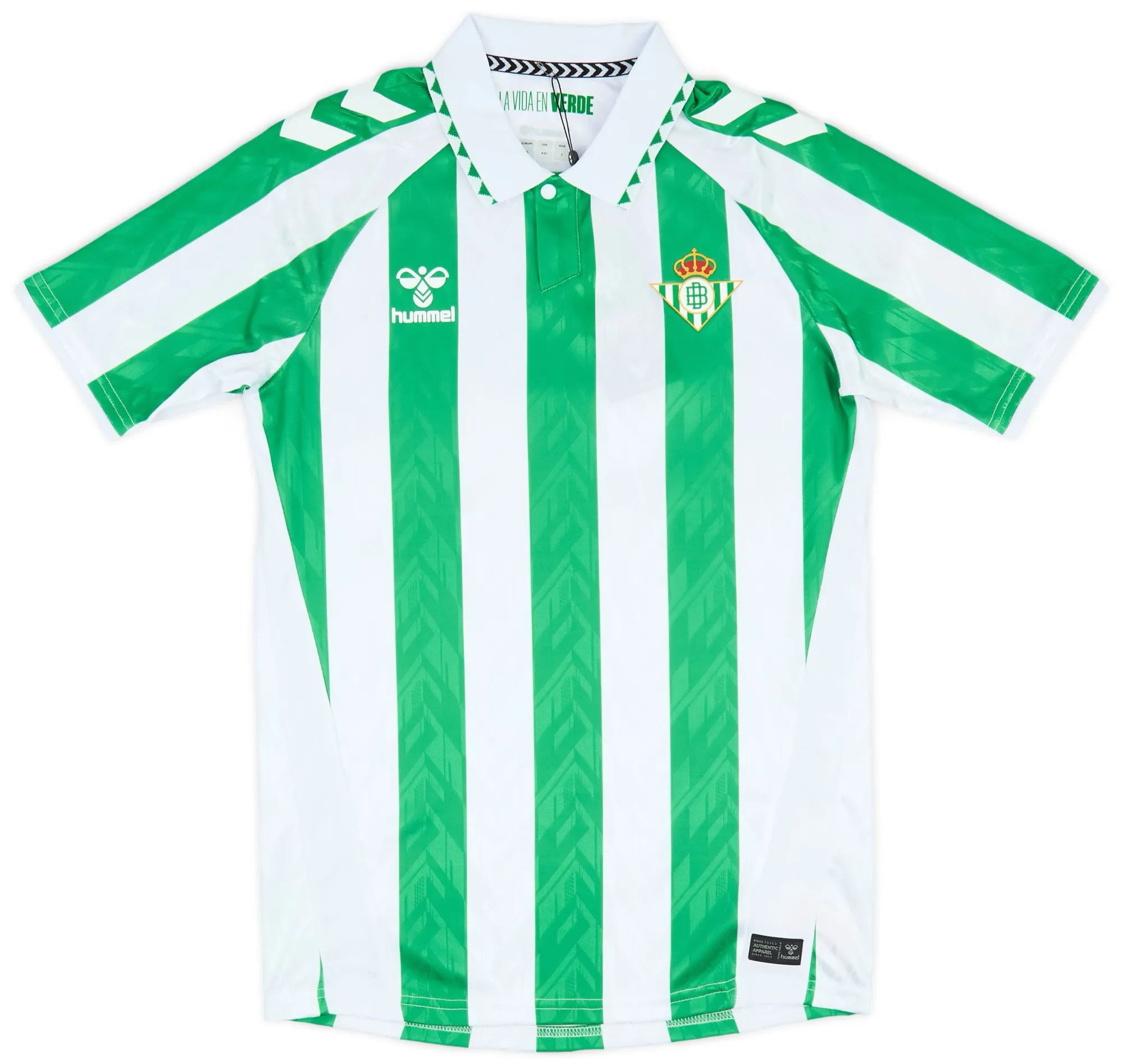 Hummel Real Betis Mens SS Home Shirt 2024/25