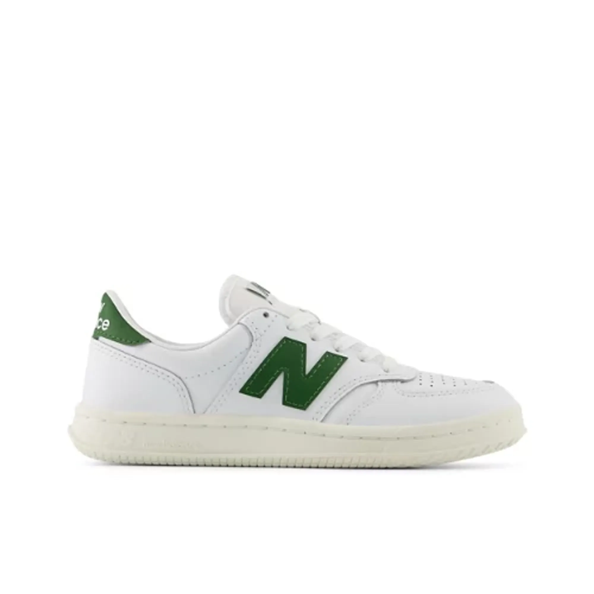 New Balance Kids' T500 LACE in Green/White Synthetic