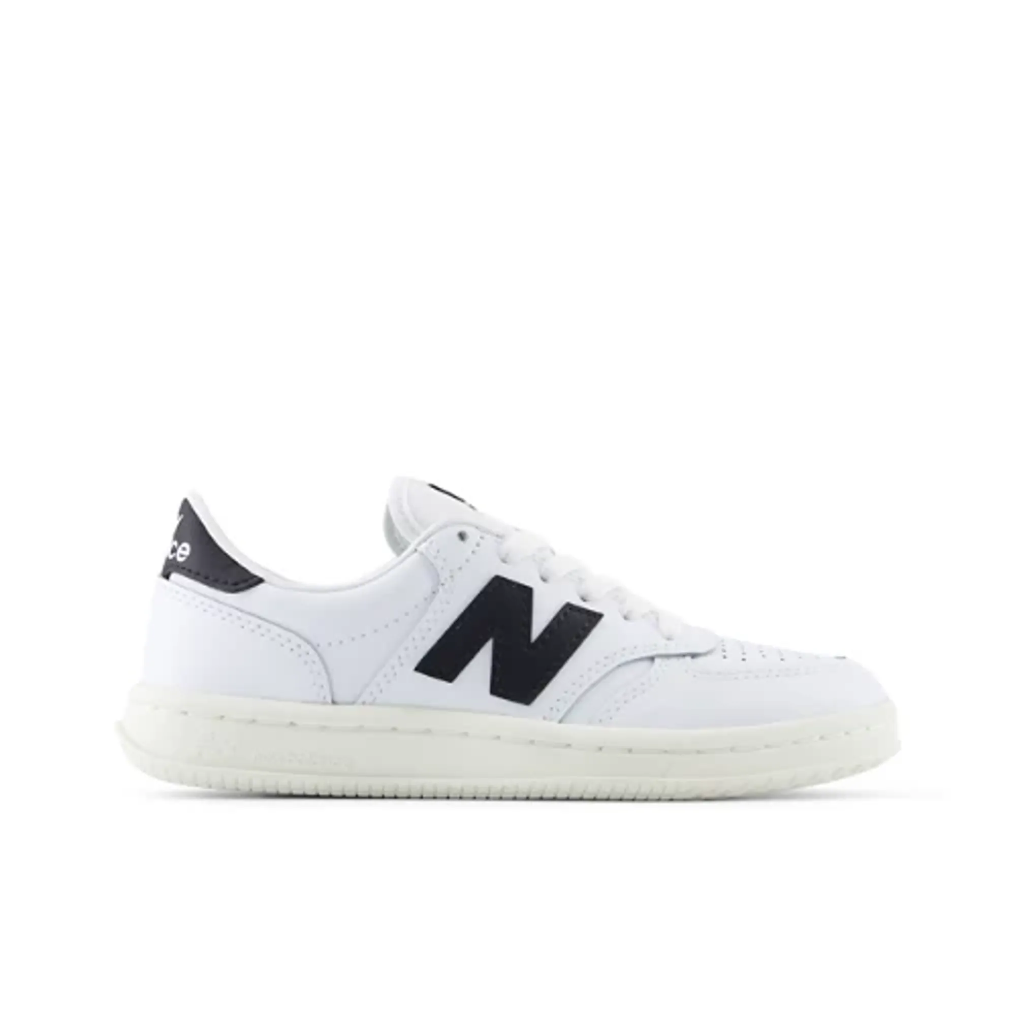 New Balance Kids' T500 LACE in Black/White Synthetic