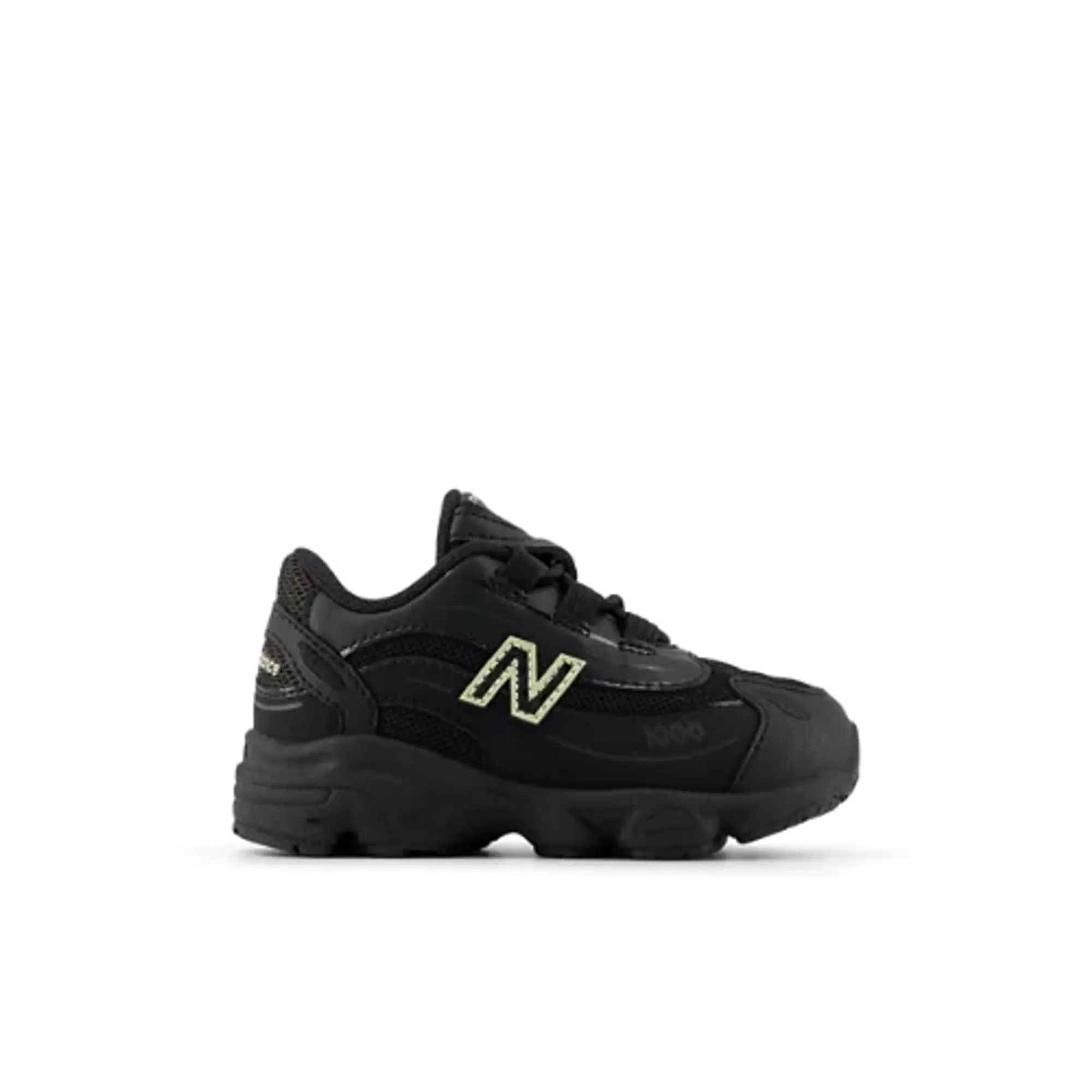 New Balance Infants' 1000 BUNGEE in Black Synthetic