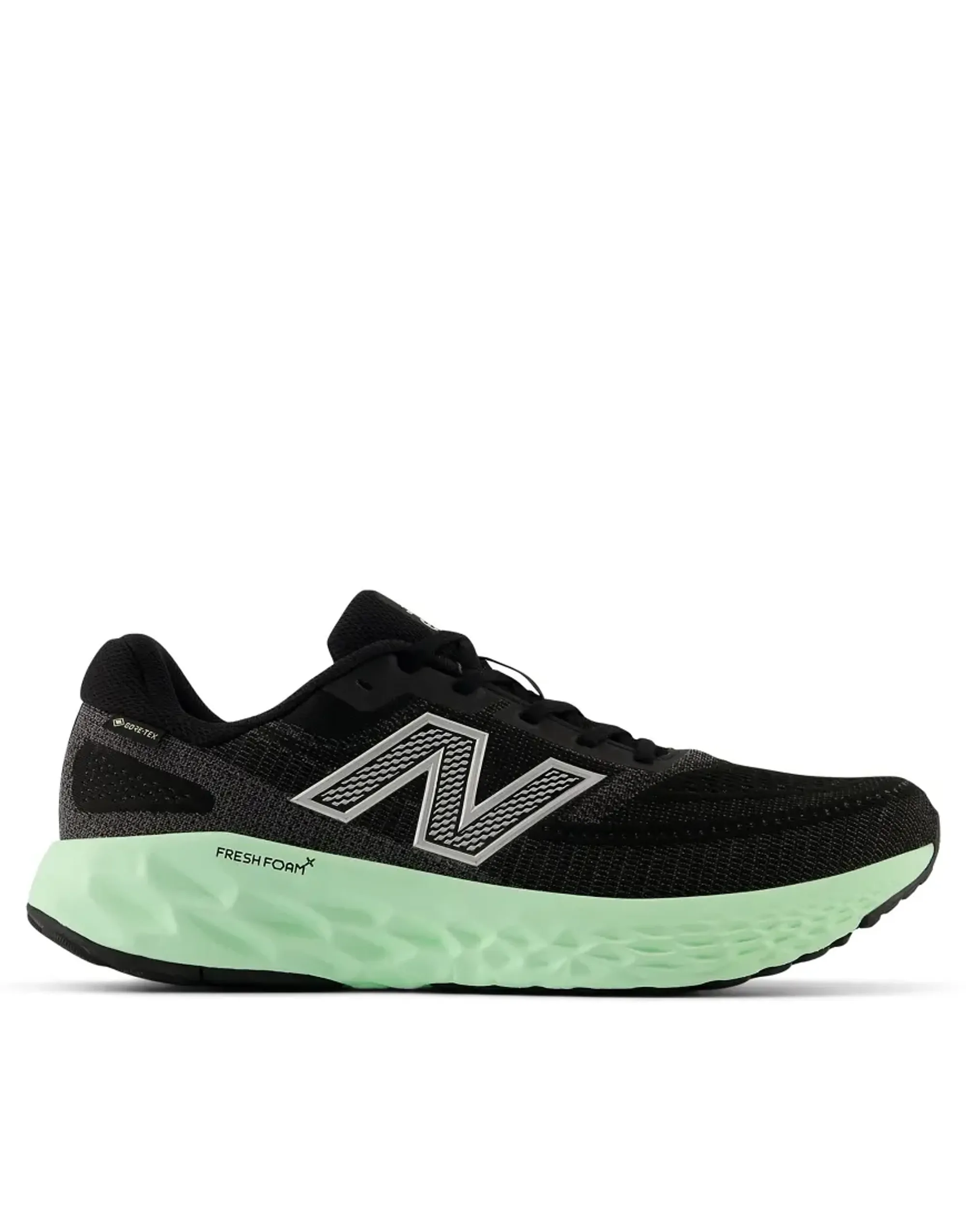 New Balance Men's Fresh Foam X EVOZ v4 GORE-TEX® in Black/Green/Grey Textile