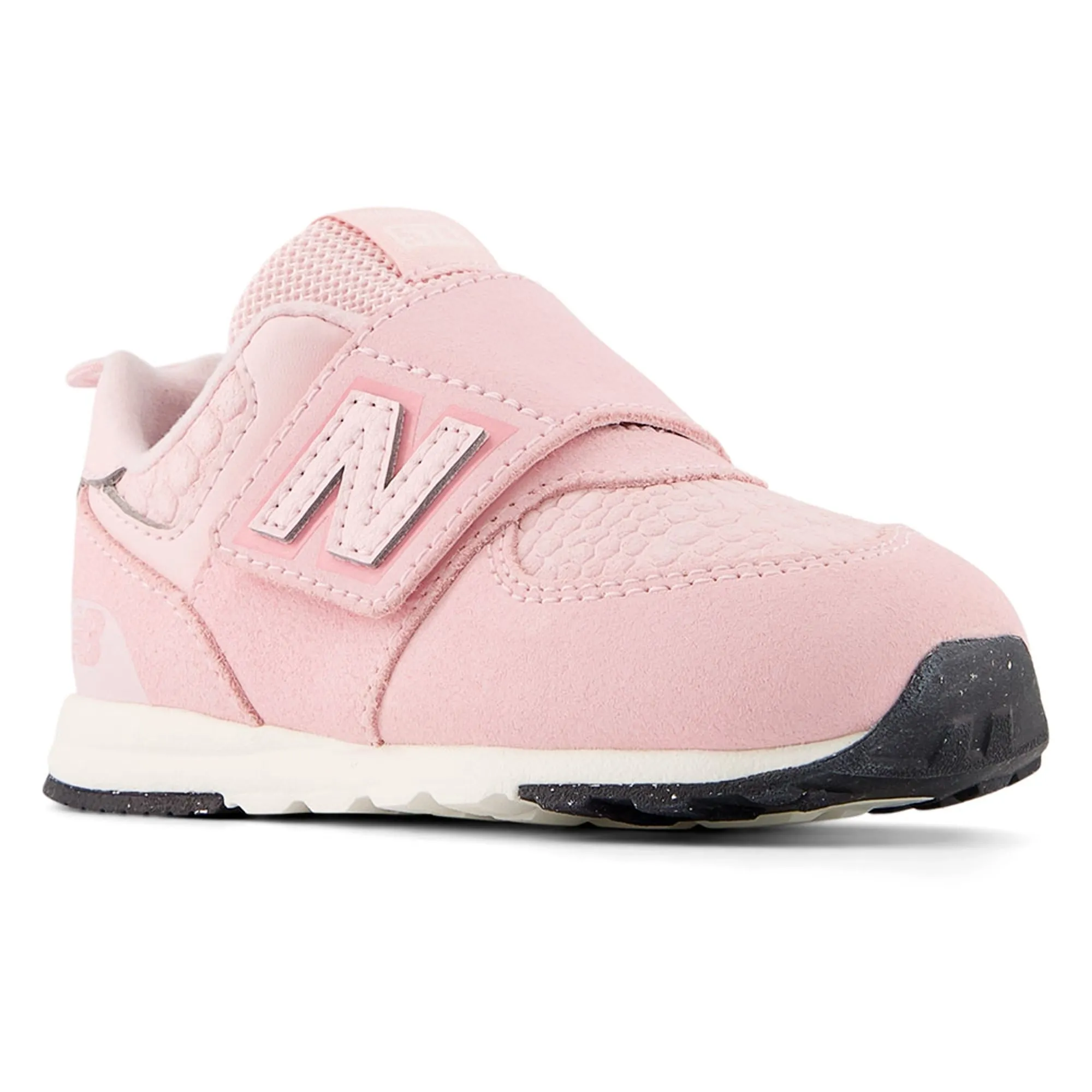 New Balance Kids' 574 NEW-B HOOK & LOOP in Pink Leather