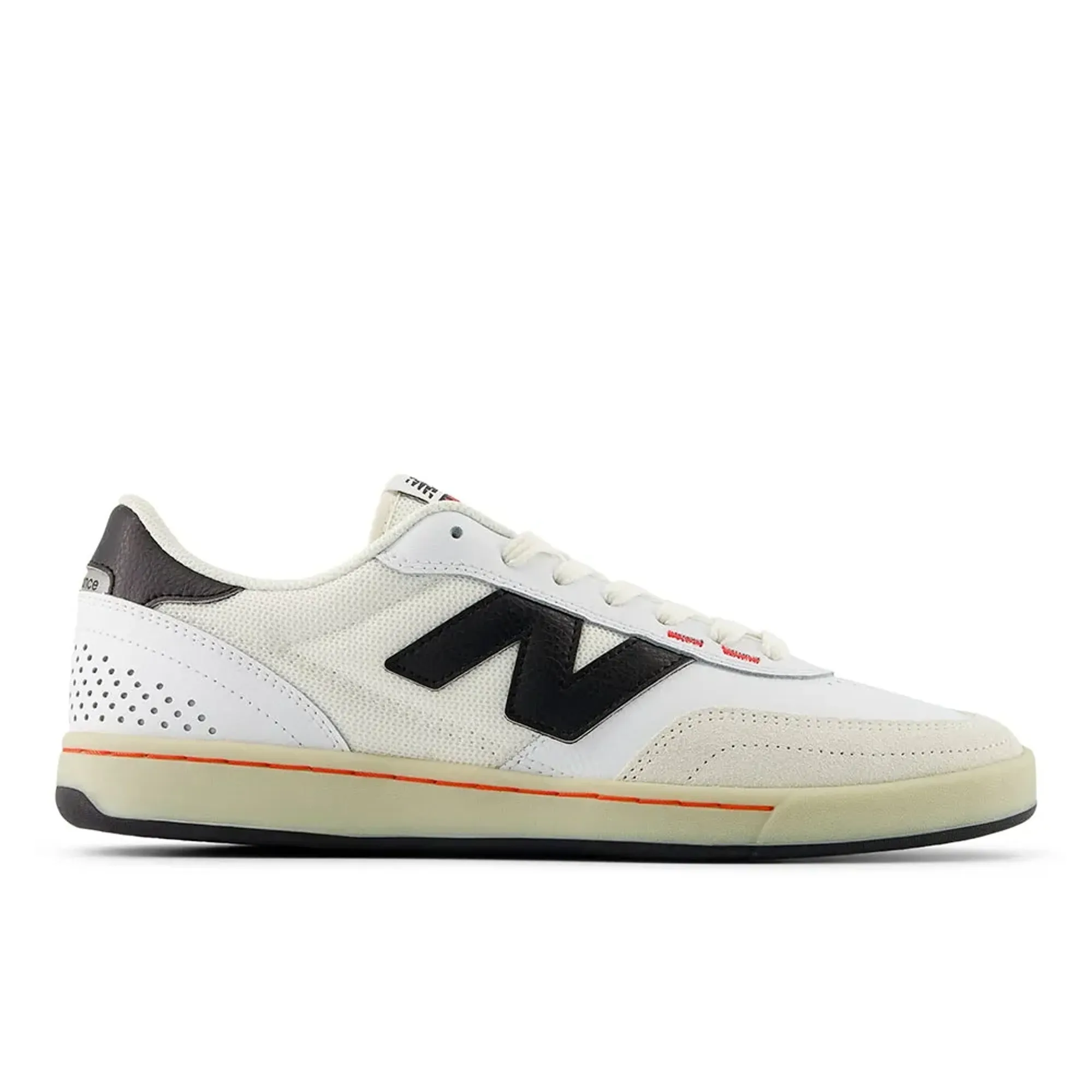 New Balance Men's NB Numeric 440 V2 in White/Black Suede/Mesh
