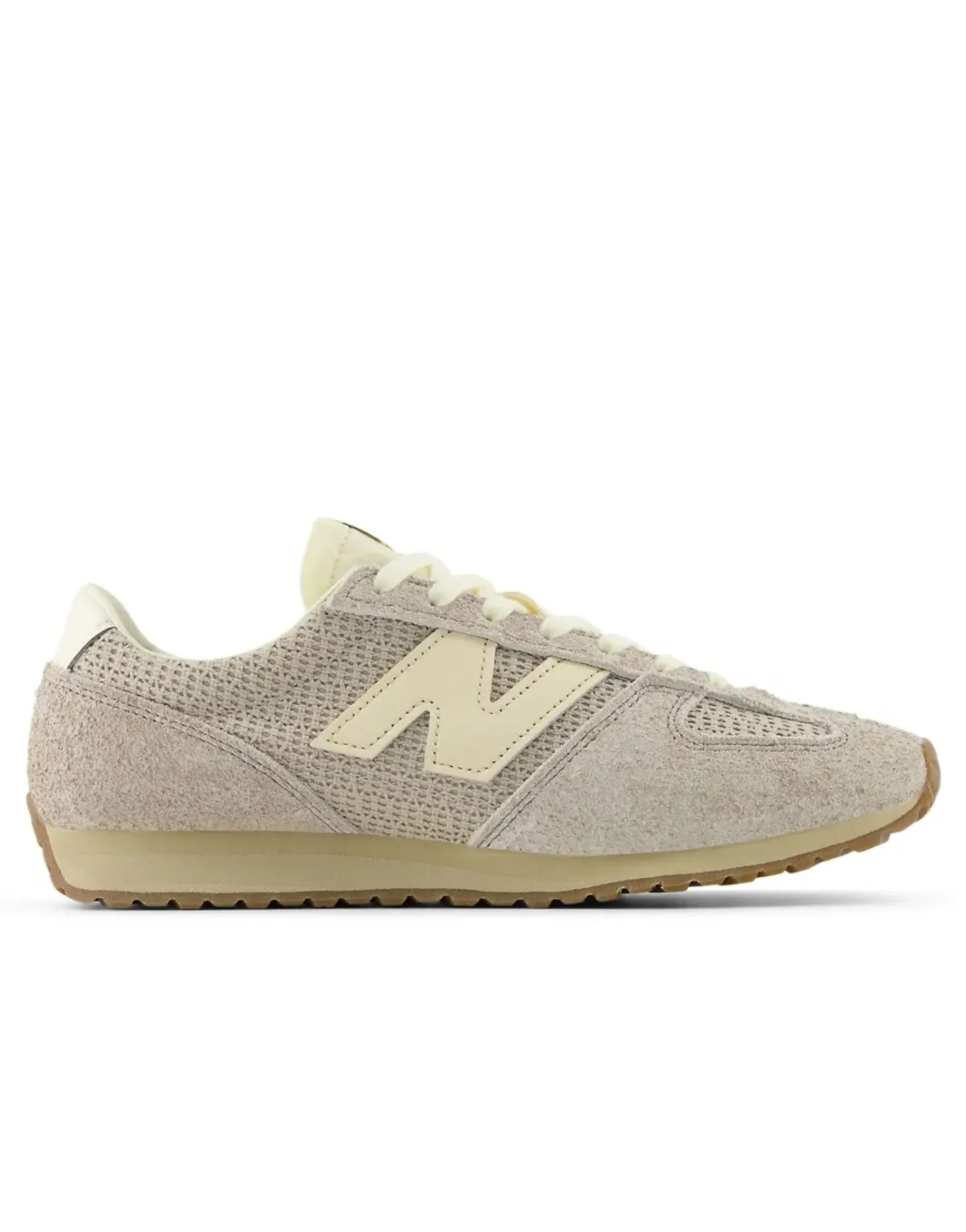 New Balance Unisex 471 in Grey/Beige Suede/Mesh